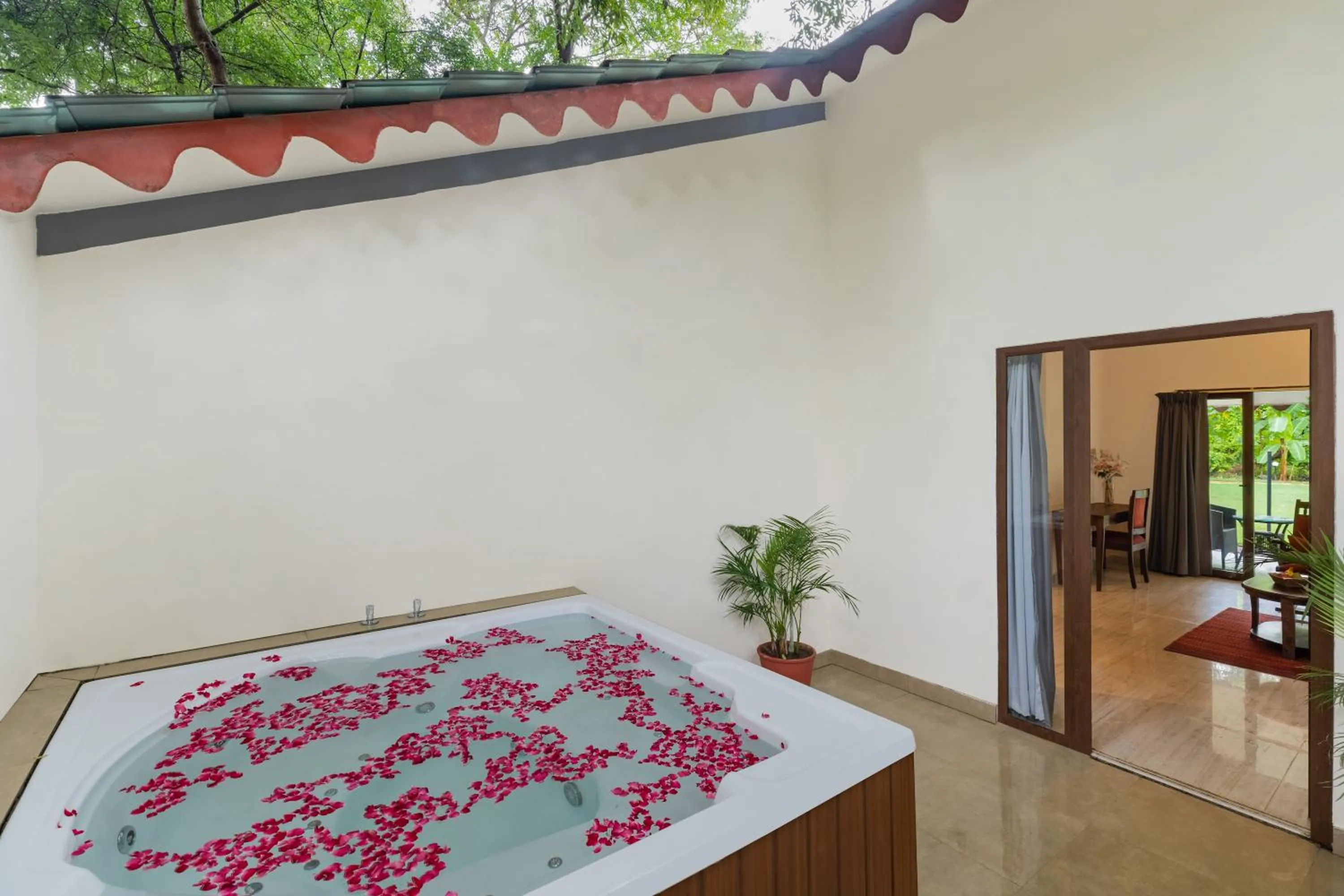 Patio in Aranya Vilas - A Nature Resort