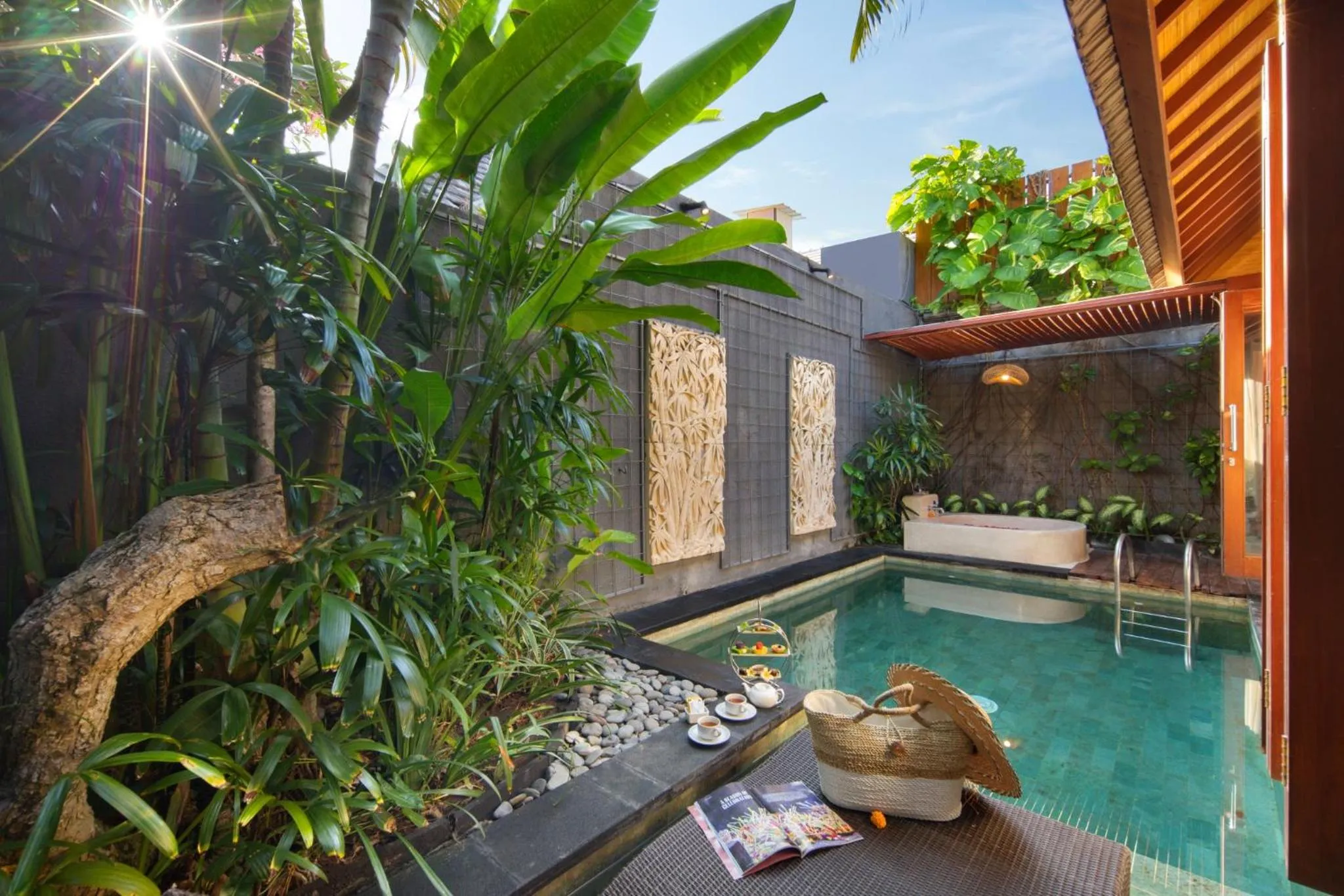 Swimming pool in Seminyak Sanctuary Villa by Ini Vie Hospitality