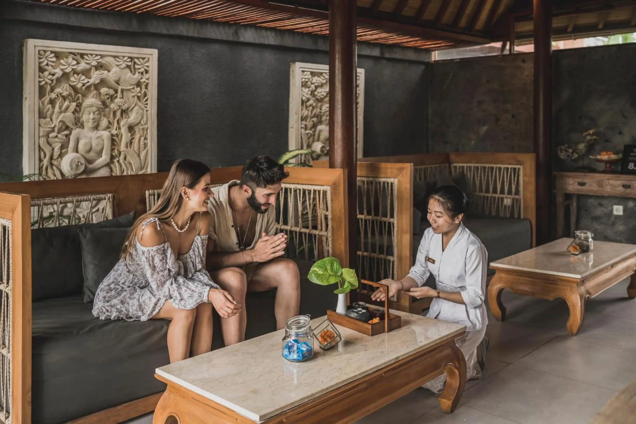 Lobby or reception in Seminyak Sanctuary Villa by Ini Vie Hospitality