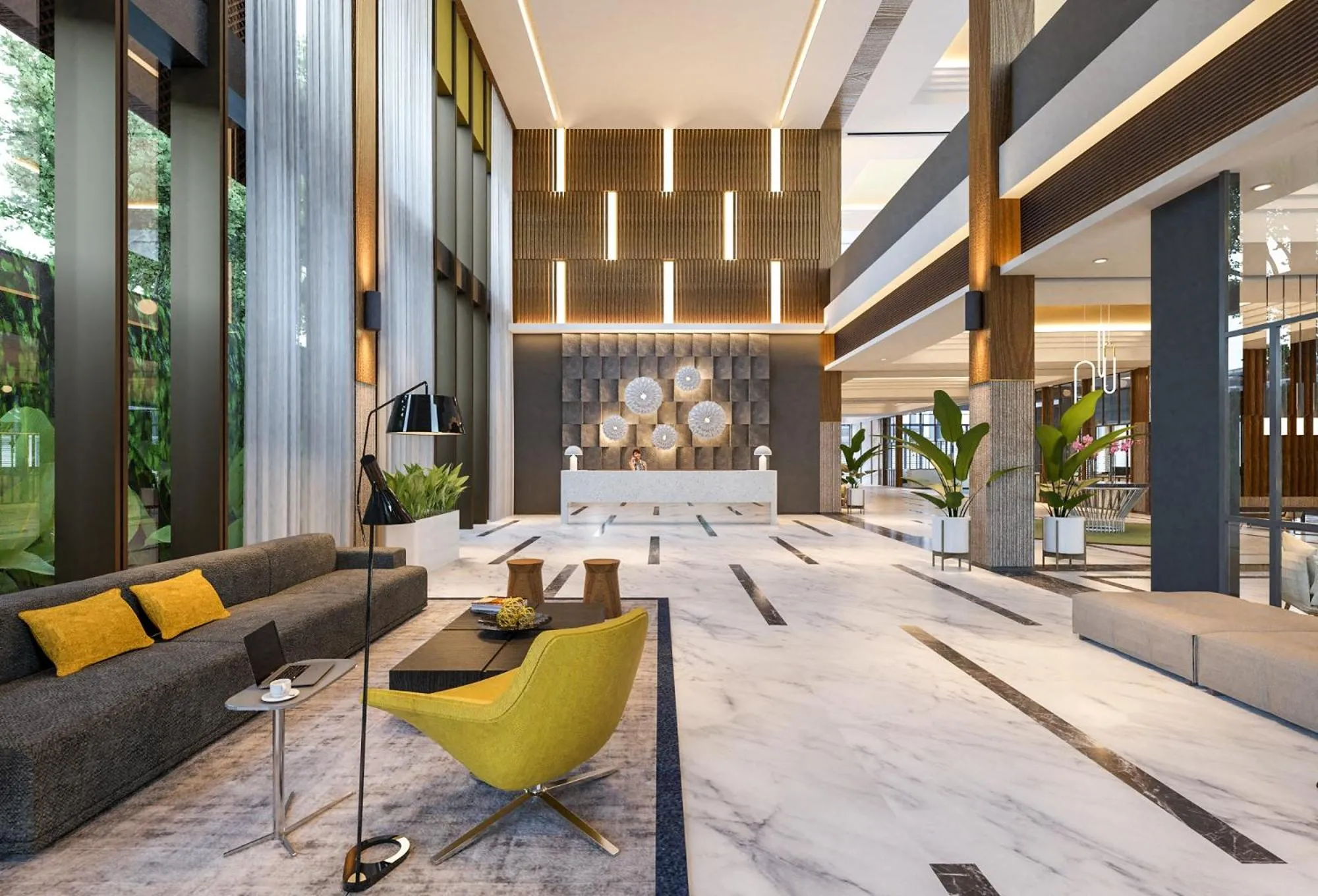 Lobby or reception in Luminor Hotel Tanjung Selor By WH