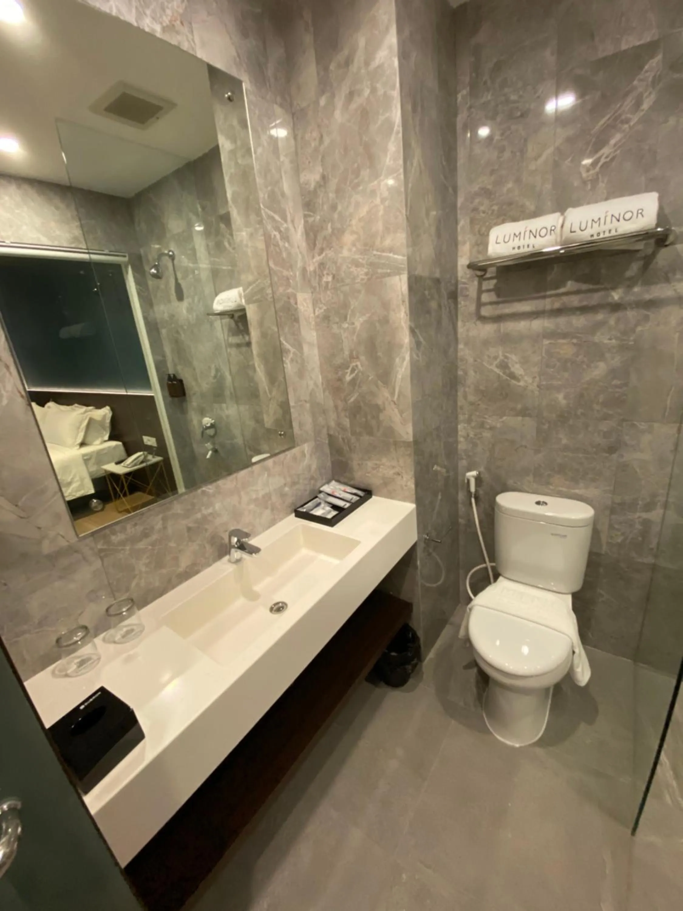 Bathroom in Luminor Hotel Tanjung Selor By WH