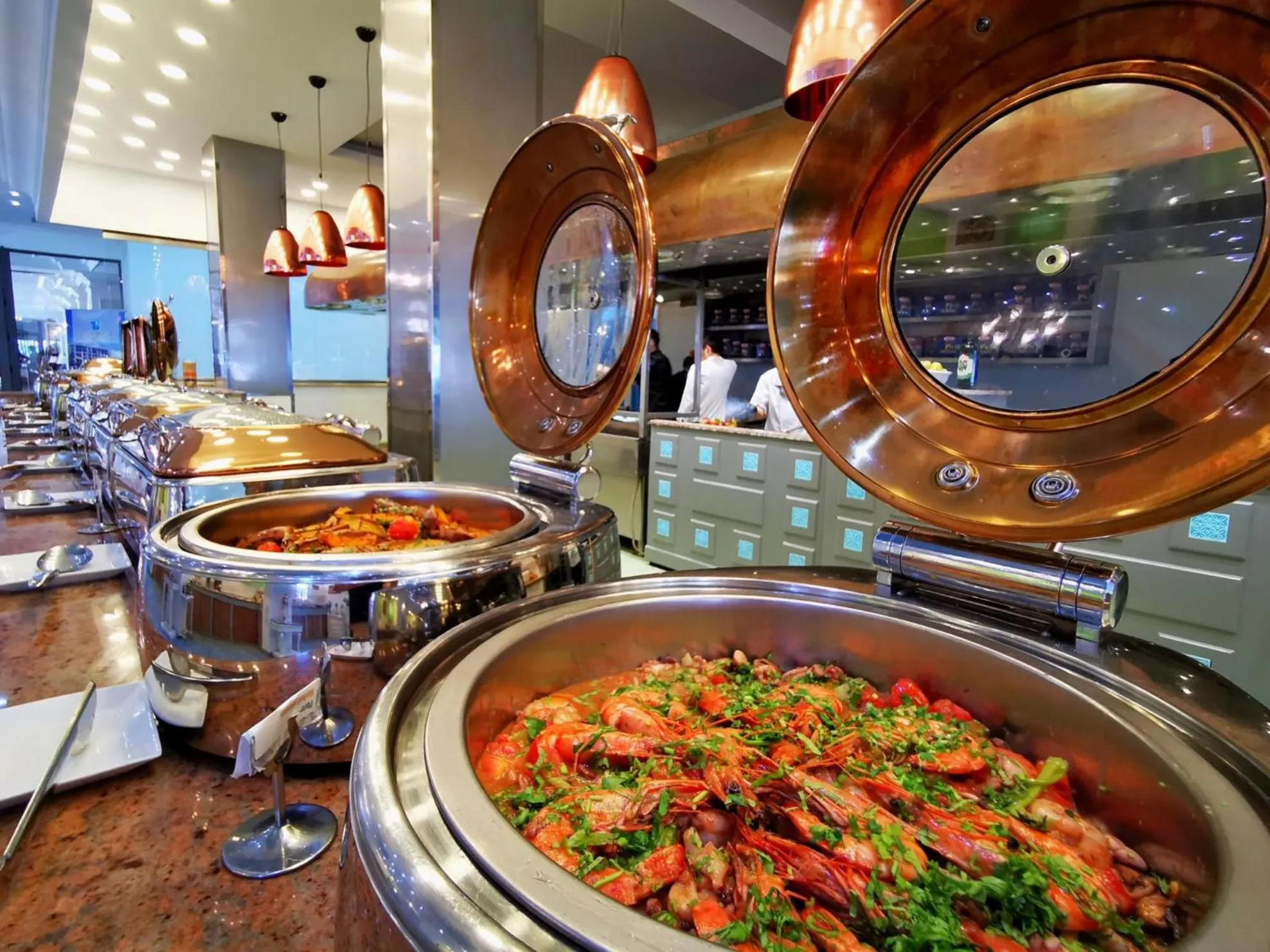 Food close-up in Phoenicia Luxury Hotel