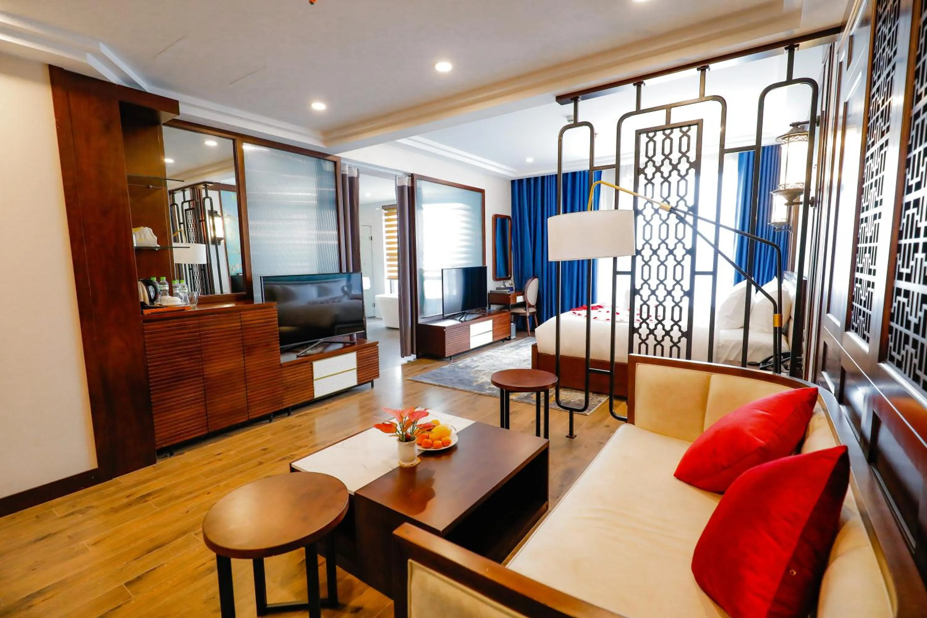 Living room in Grand Phoenix Hotel Bac Ninh