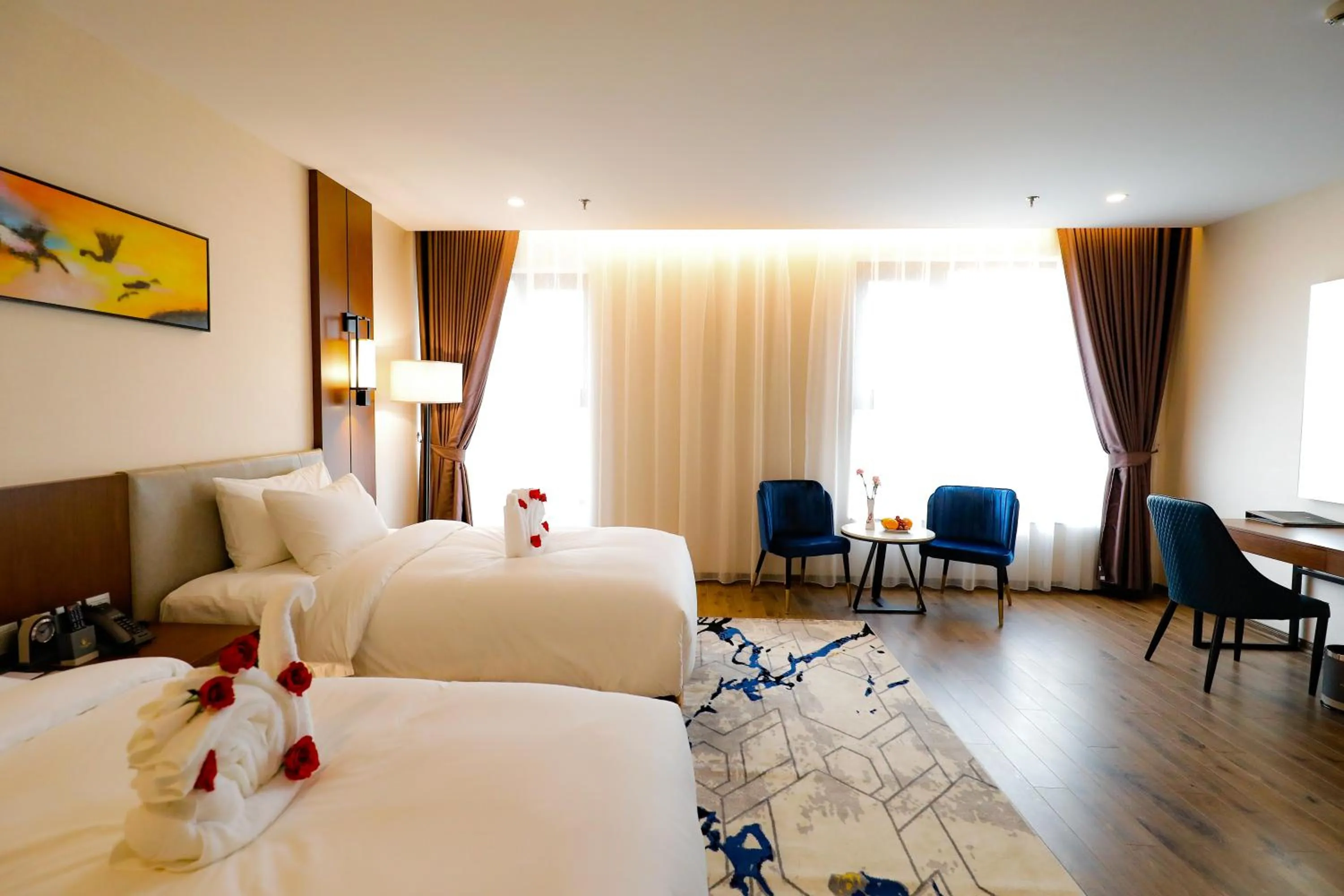 Photo of the whole room, Bed in Grand Phoenix Hotel Bac Ninh