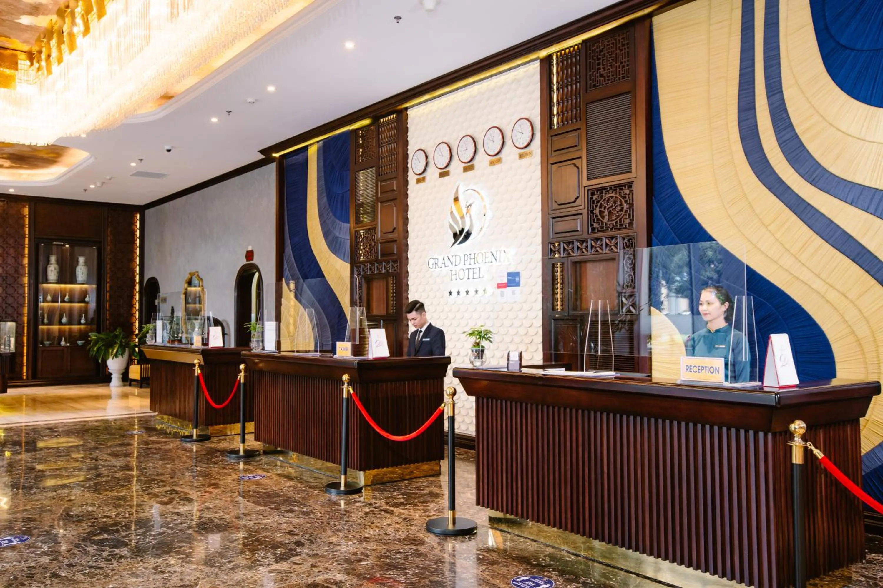 Lobby or reception in Grand Phoenix Hotel Bac Ninh