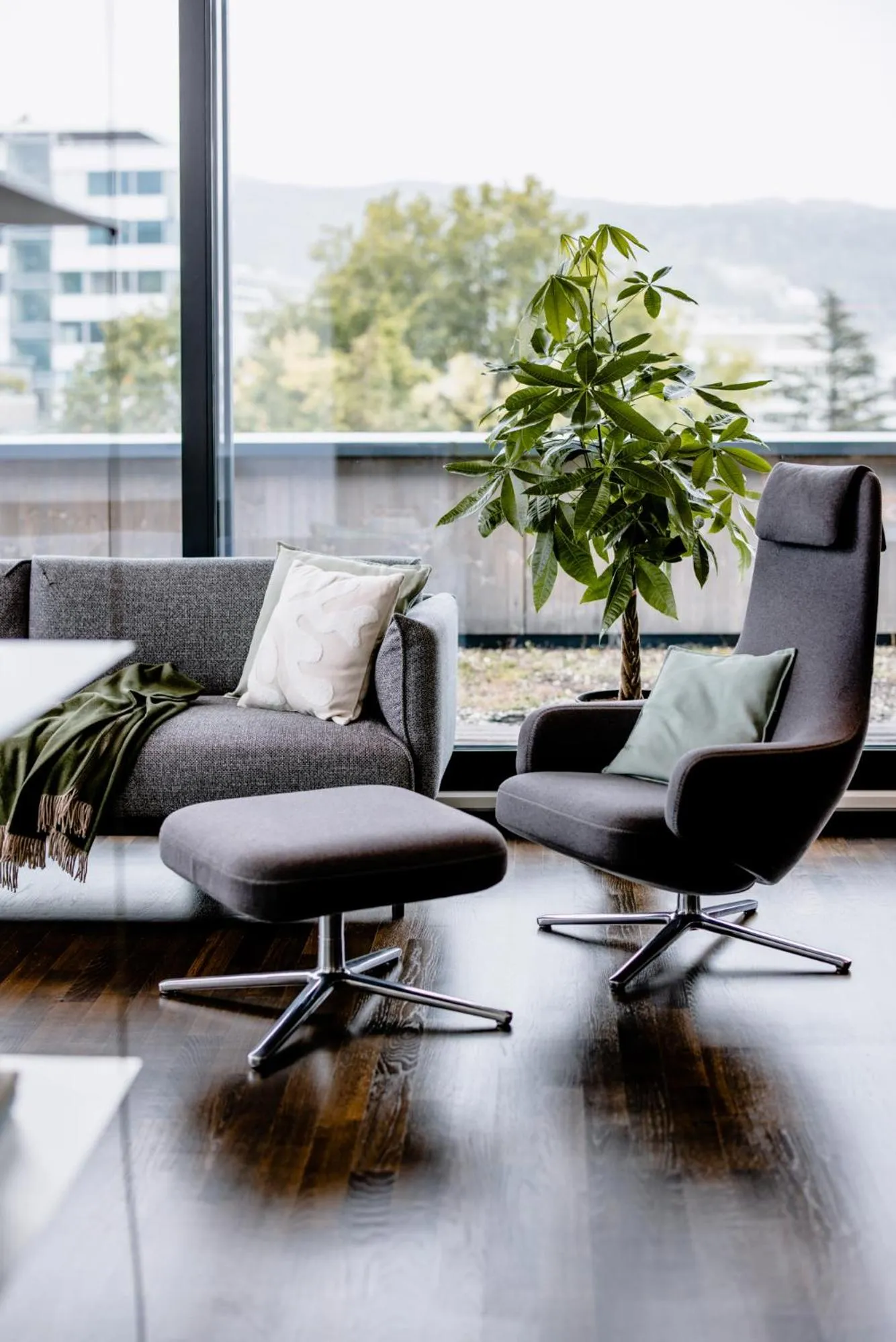 Living room in THE FLAG Zürich