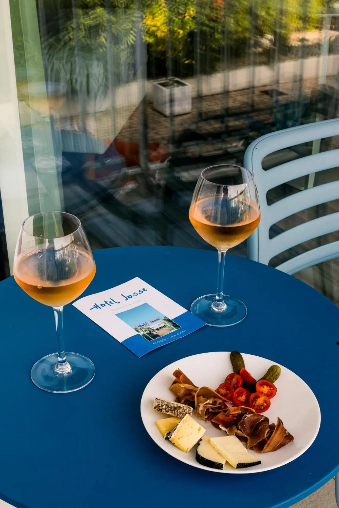 Patio in Hôtel Josse