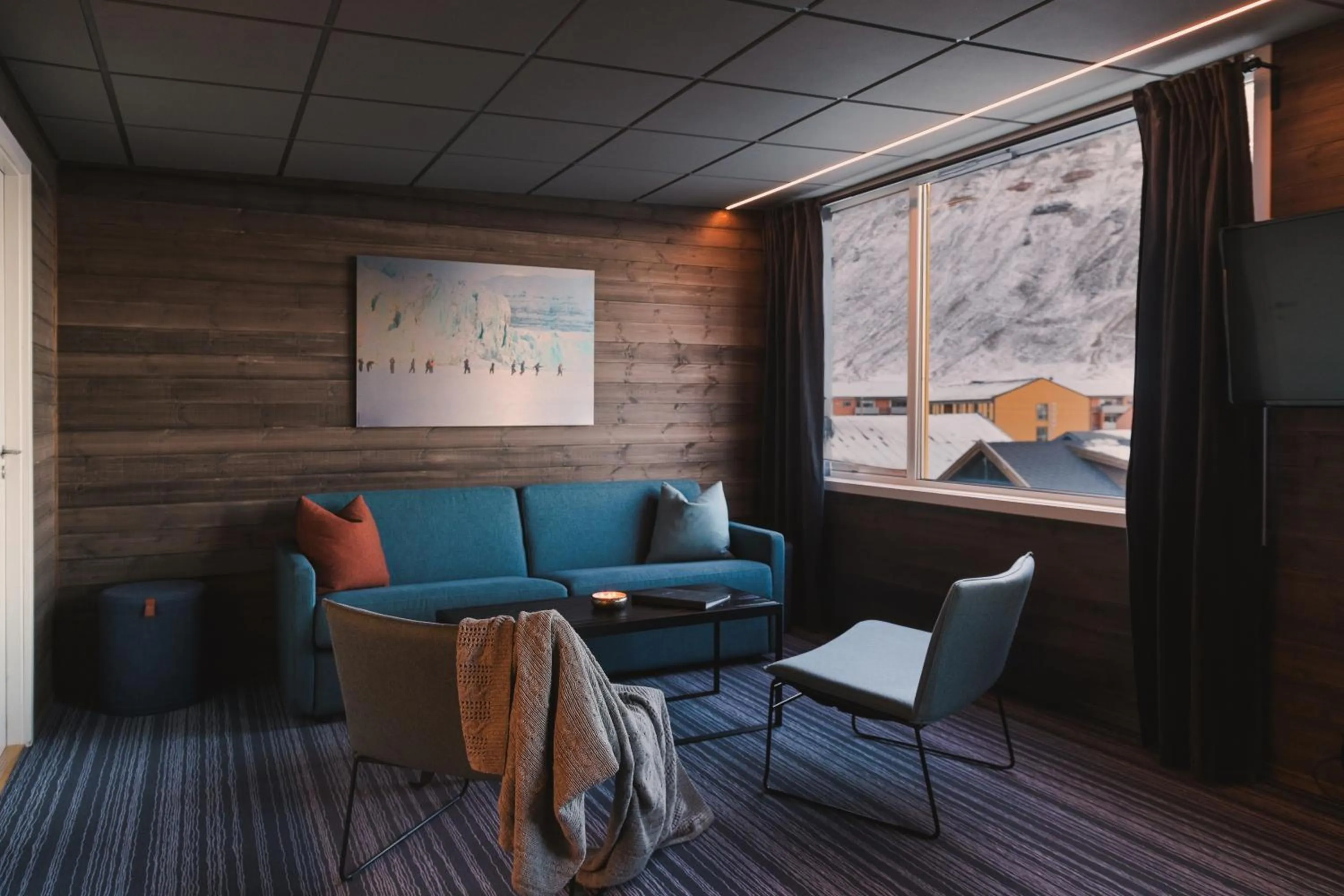 Living room in Svalbard Hotell | Lodge