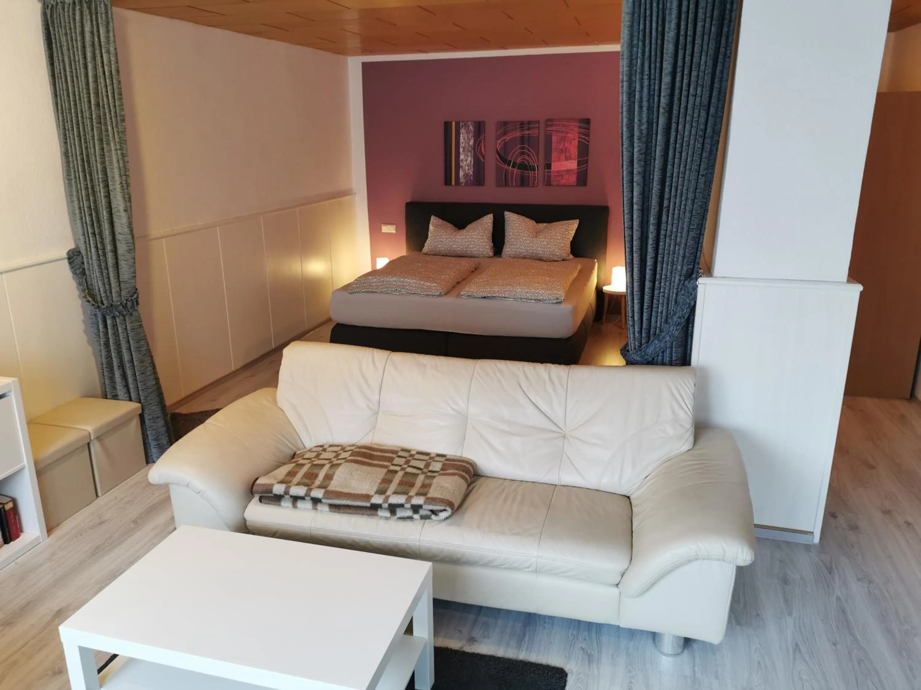 Bedroom, Bed in Haus Linde Frauenwald am Rennsteig