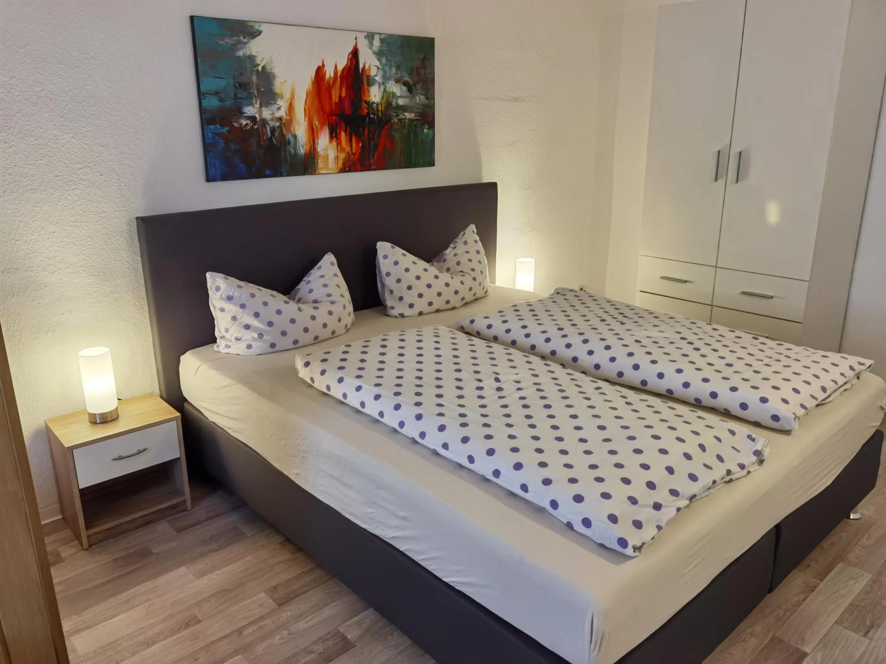 Bedroom, Bed in Haus Linde Frauenwald am Rennsteig