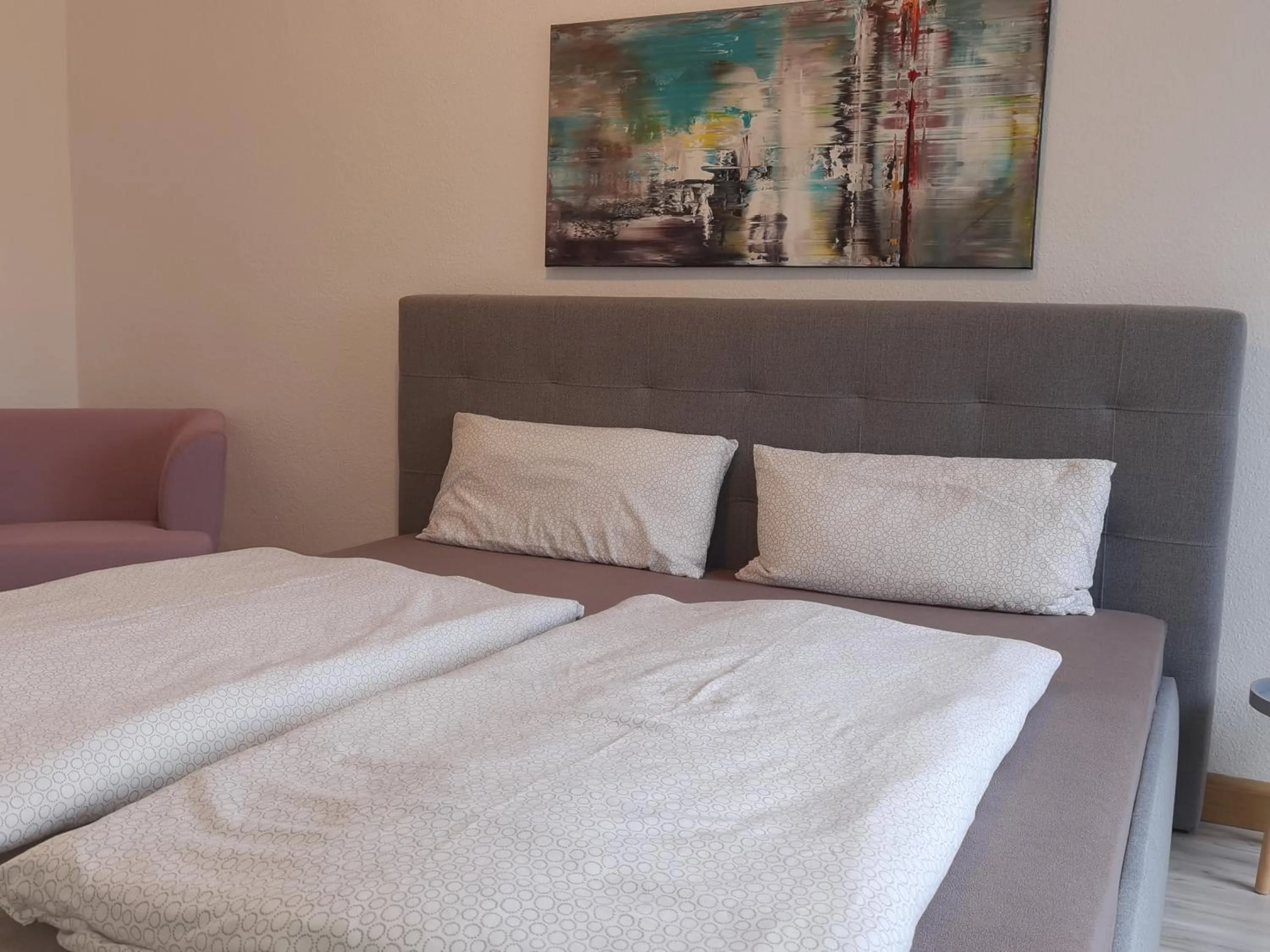 Bedroom, Bed in Haus Linde Frauenwald am Rennsteig