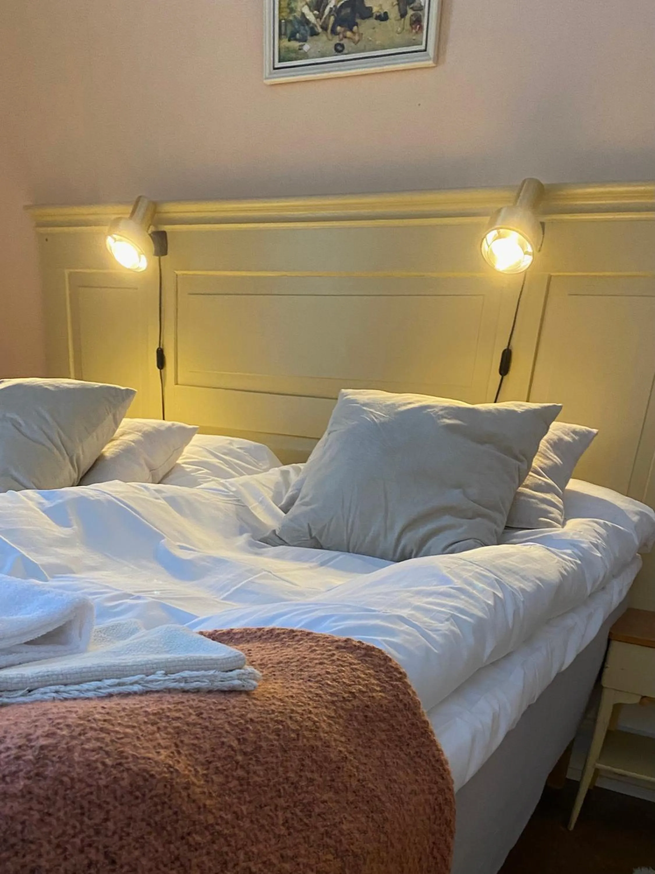 Bed in Bergsgården Hotell & Konferens