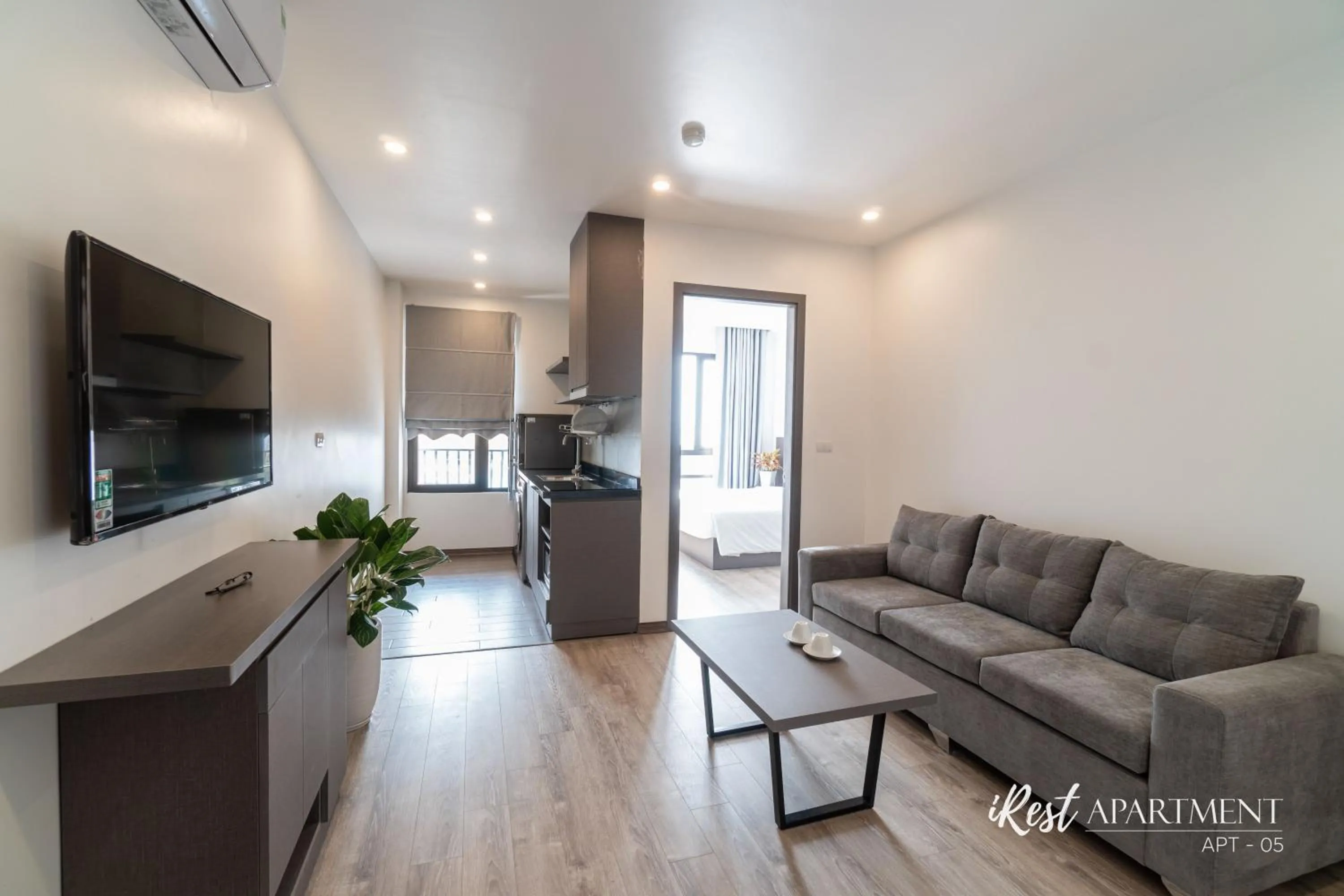 Kitchen or kitchenette in iRest Apartment Vinh Yen