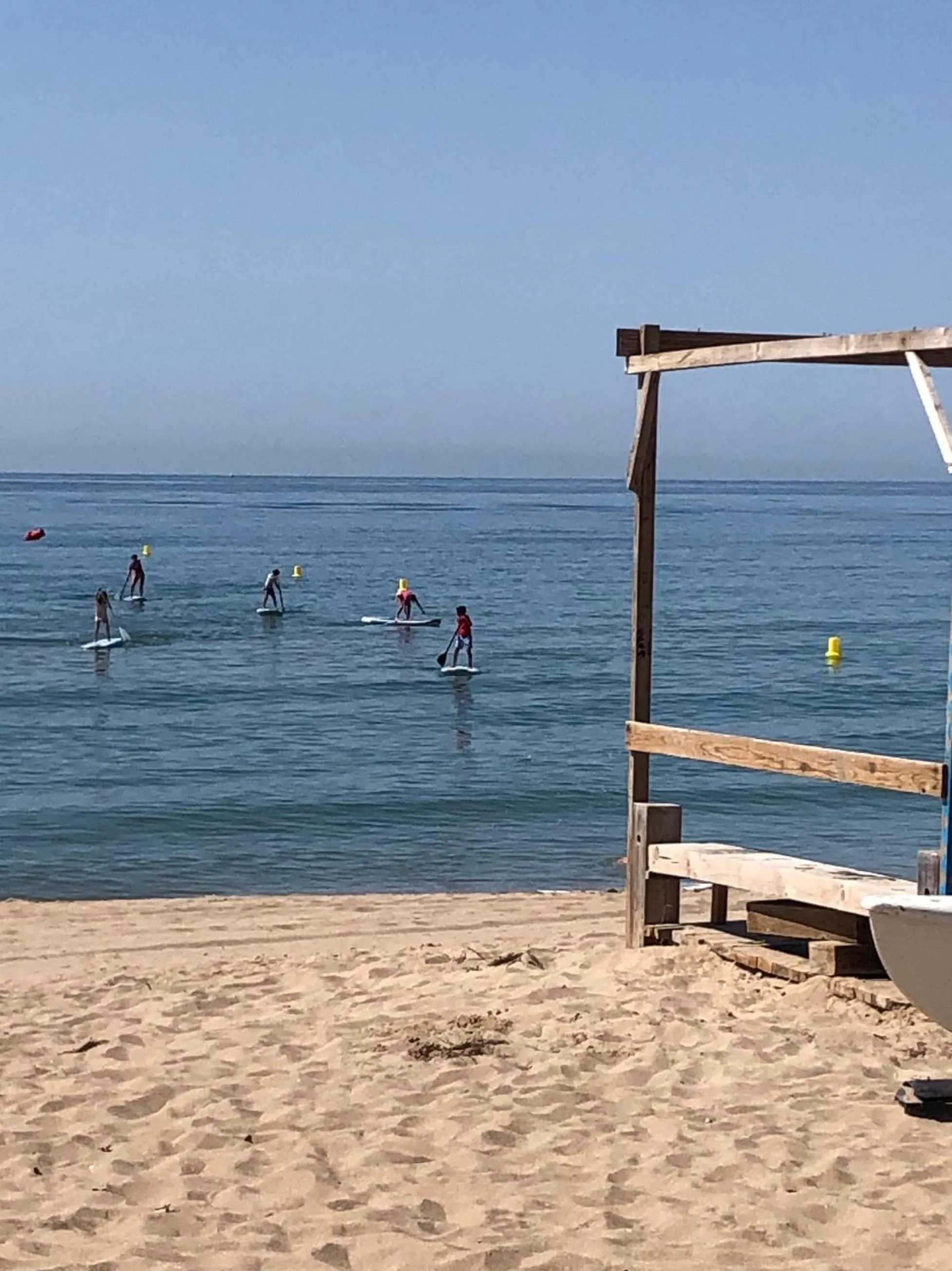 Windsurfing in Face à La Mer