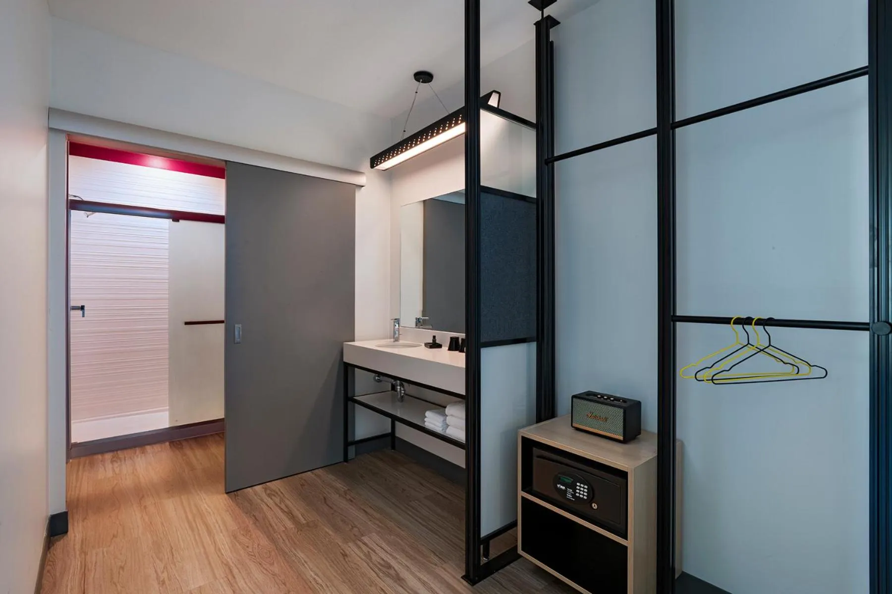 Bathroom in Aloft Omaha West