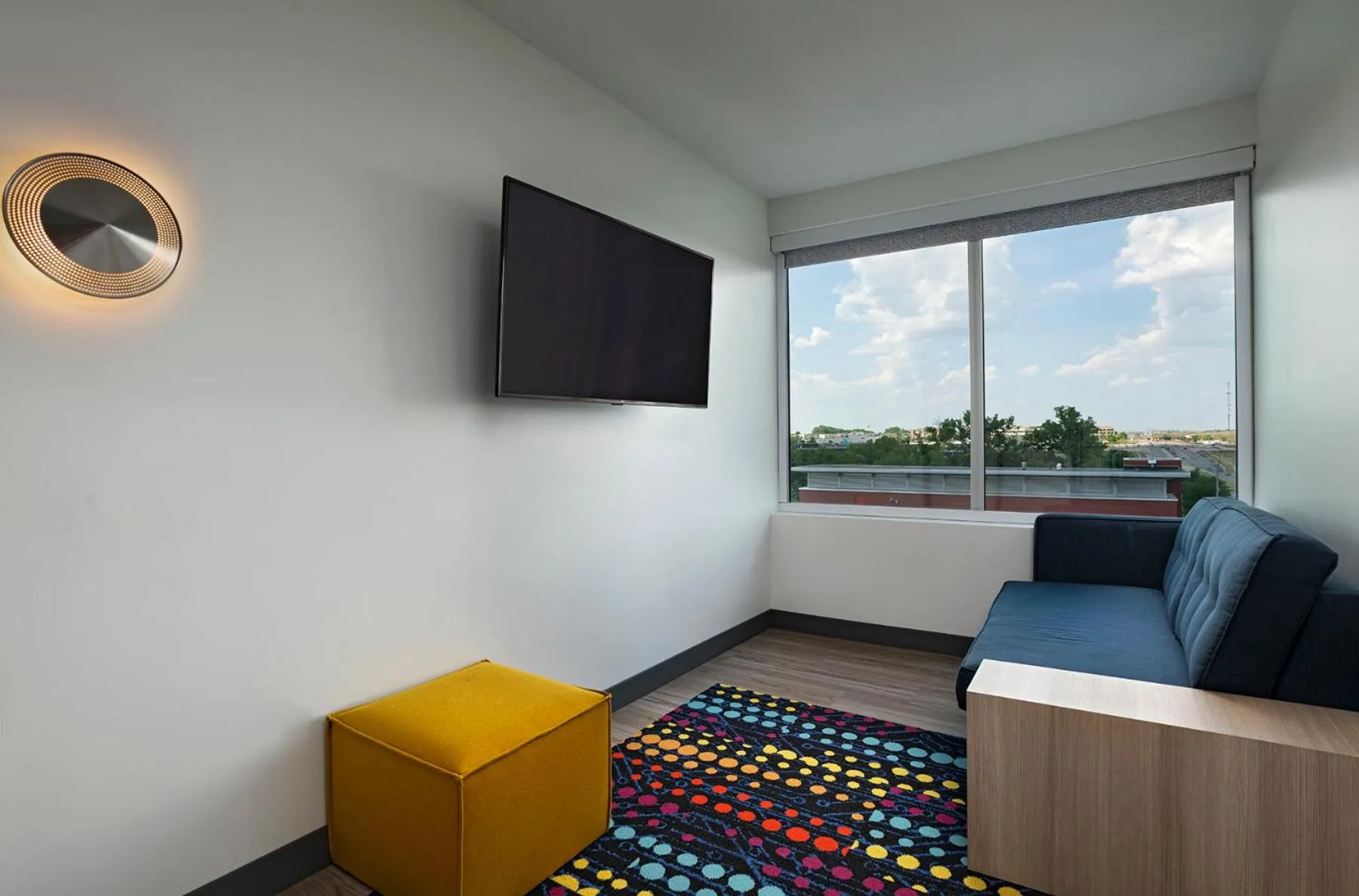 Seating area in Aloft Omaha West