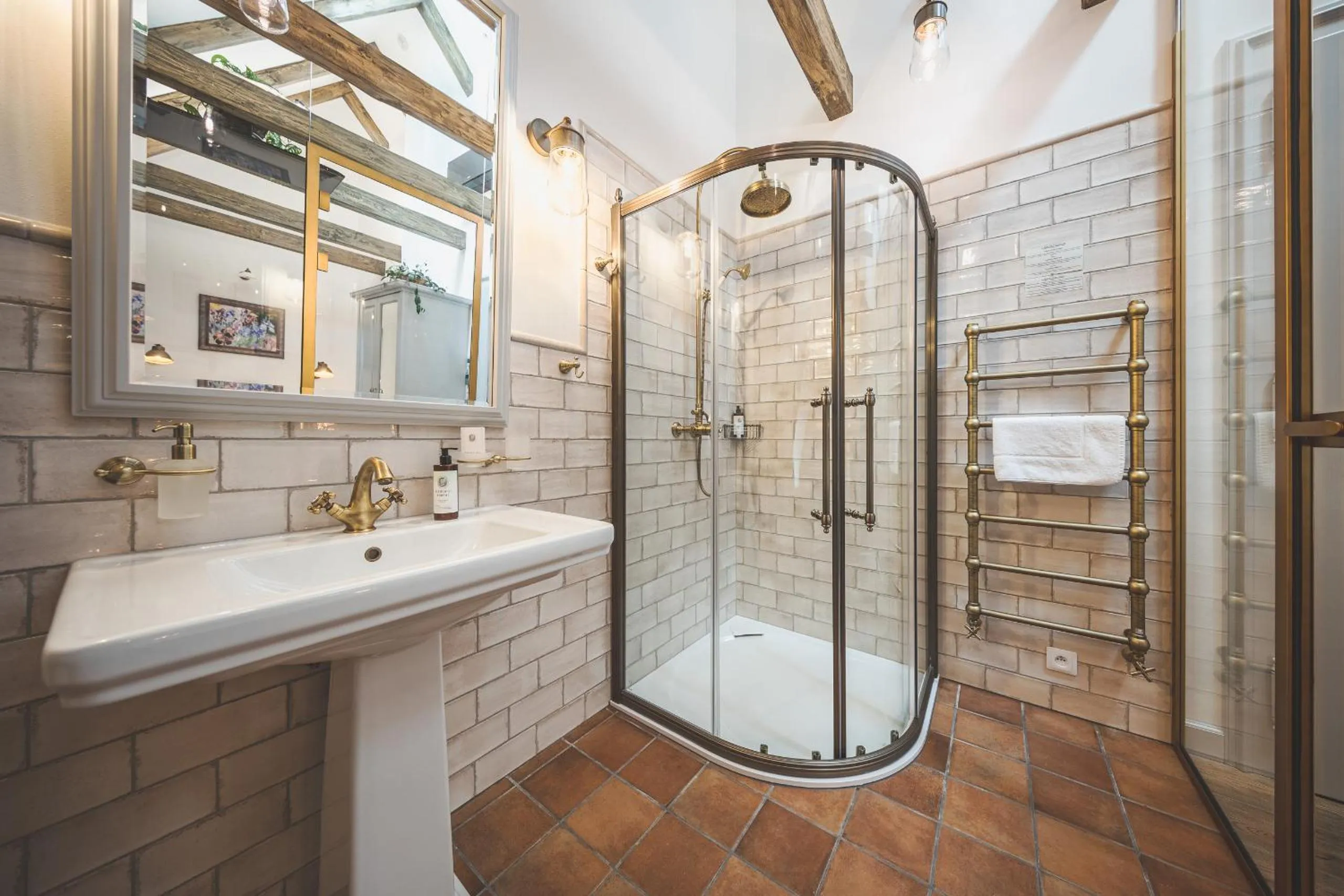 Shower in Apartmány Šupina