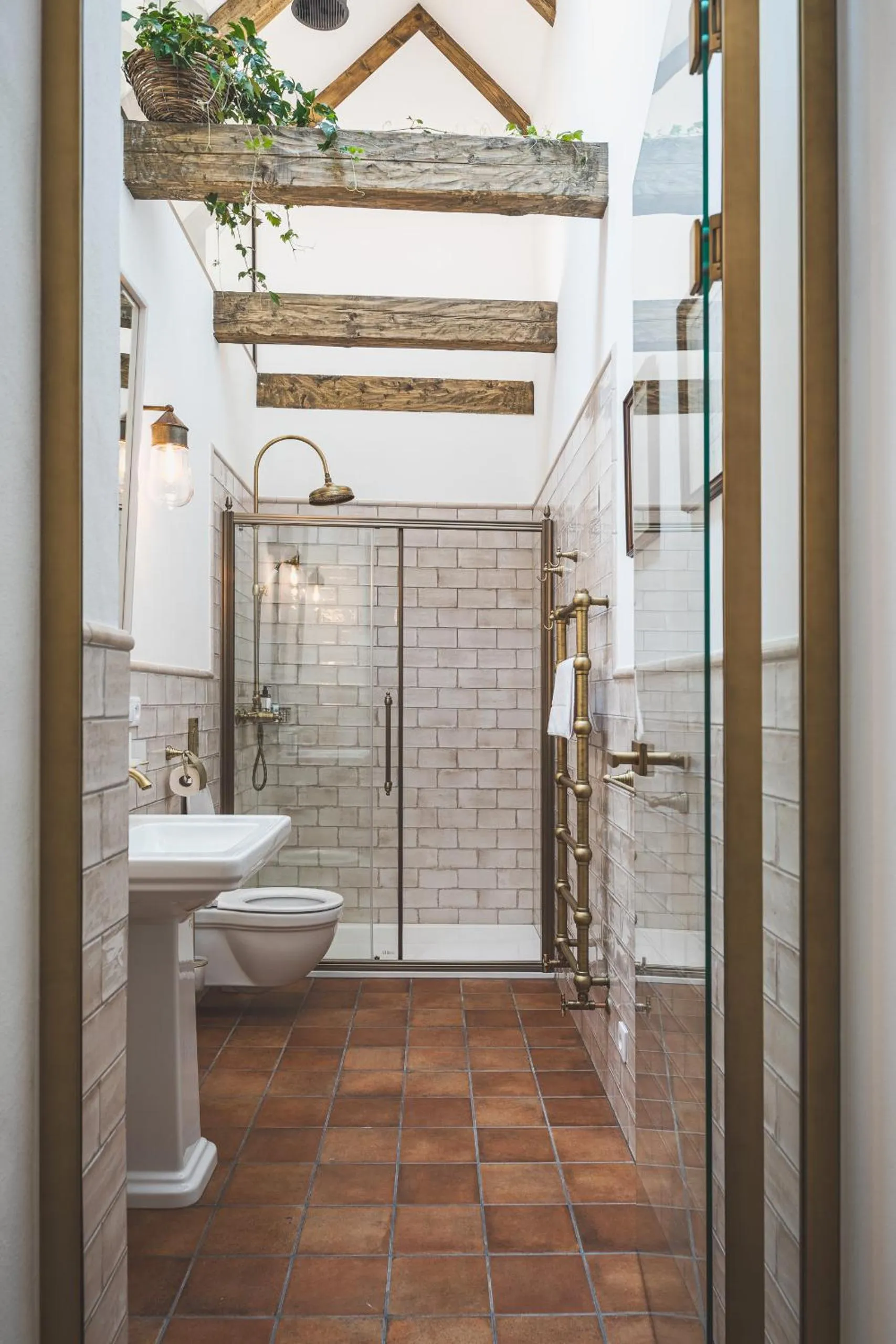 Shower in Apartmány Šupina