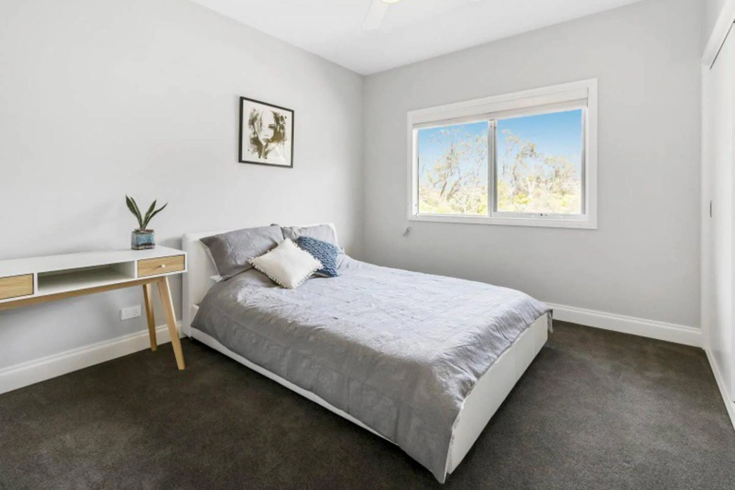 Bedroom, Bed in HALE KUPA Rye Beach House Spa Table Tennis