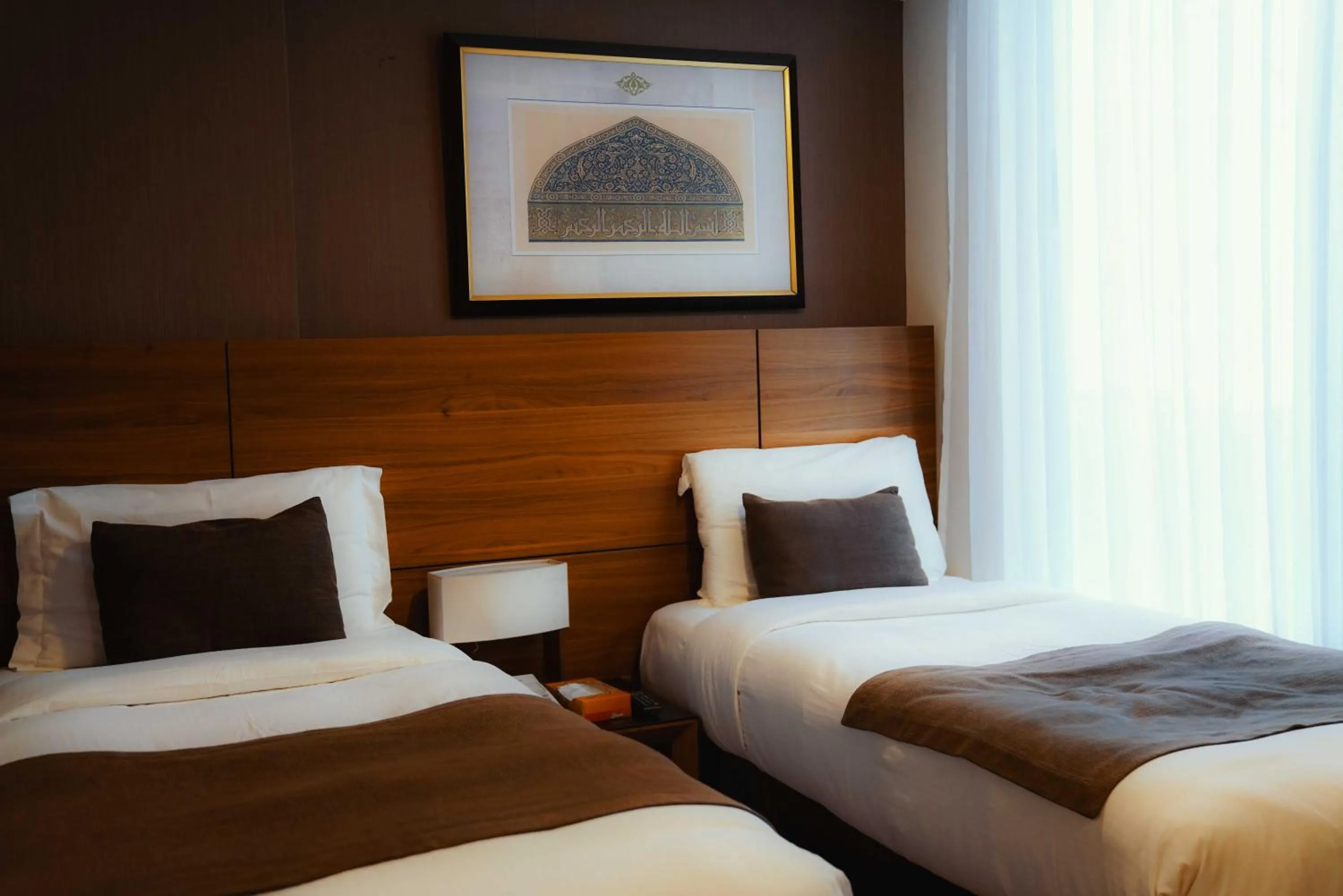 Bed in Nour Althuria Hotel - Elaf Almaqam
