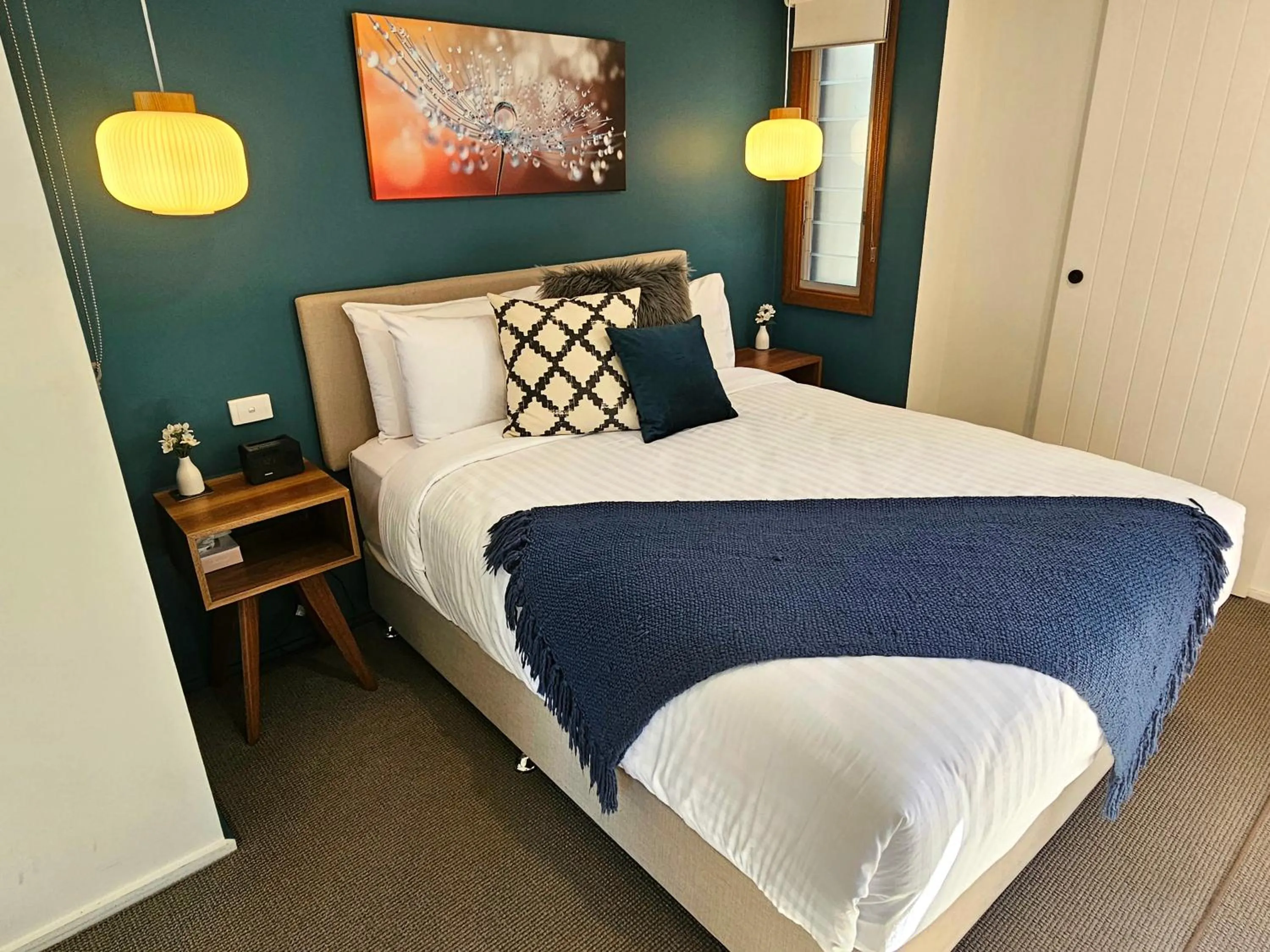 Bed in Tuckers Lane Boutique Accommodation