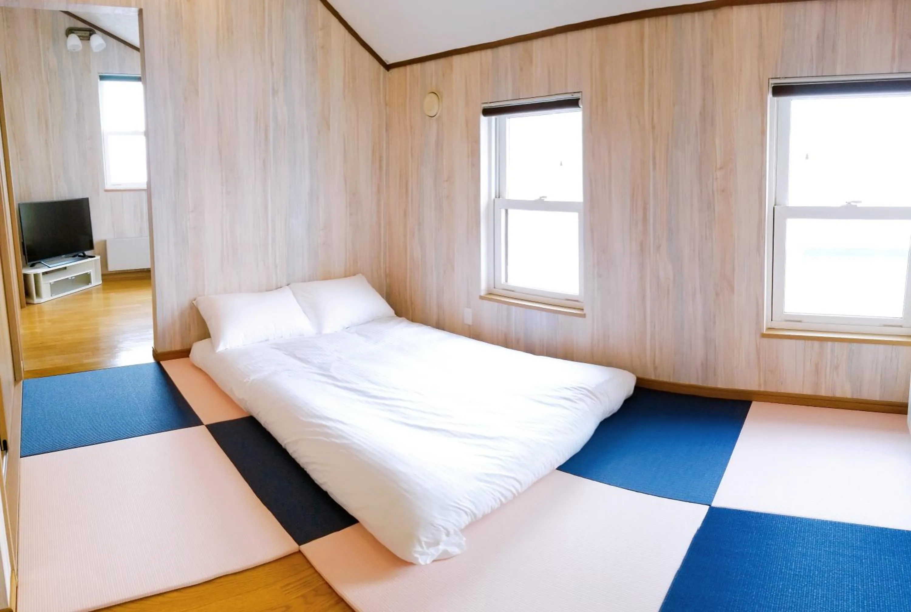 Bedroom, Bed in Donguri House