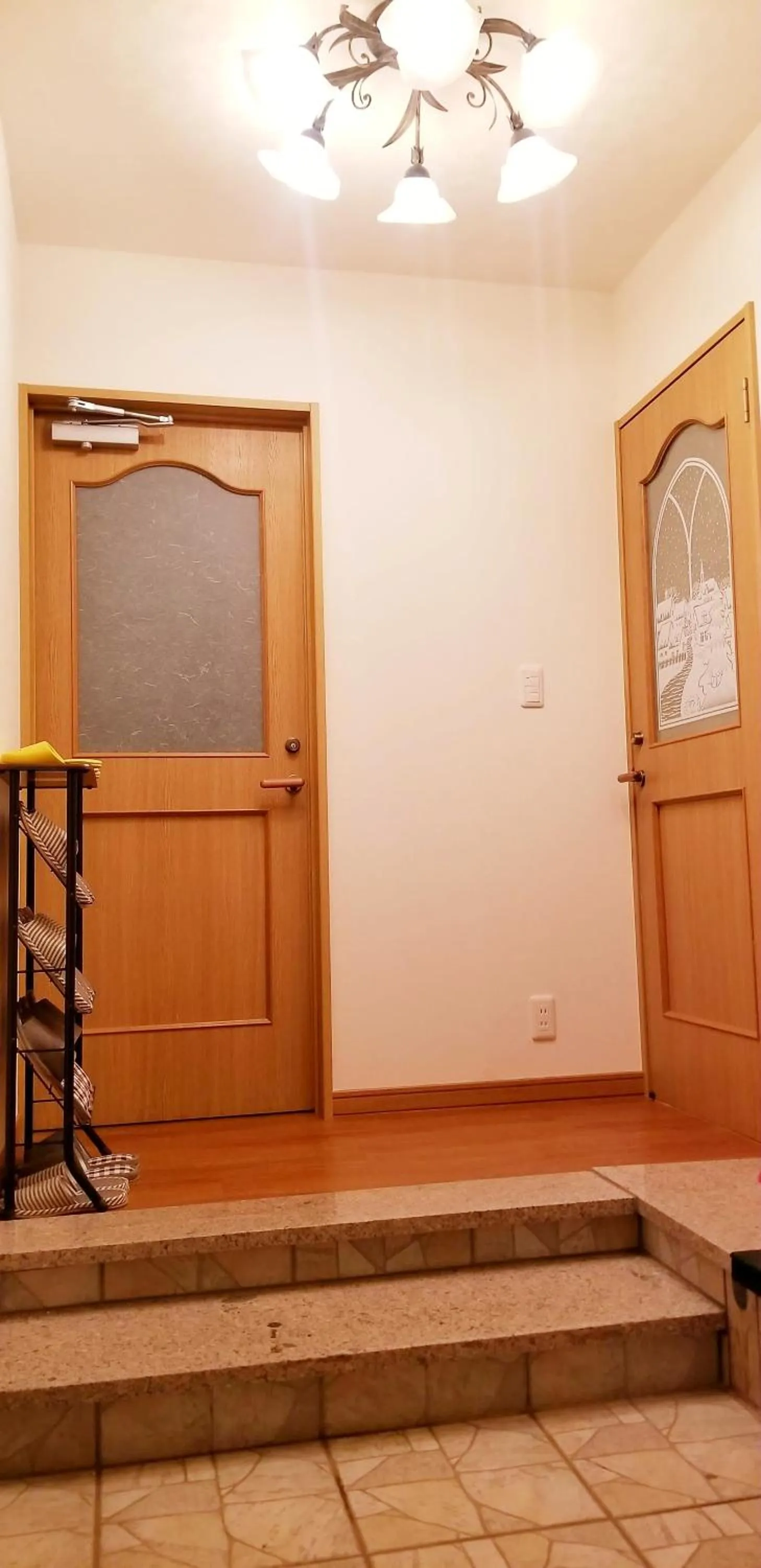 Facade/entrance in Donguri House