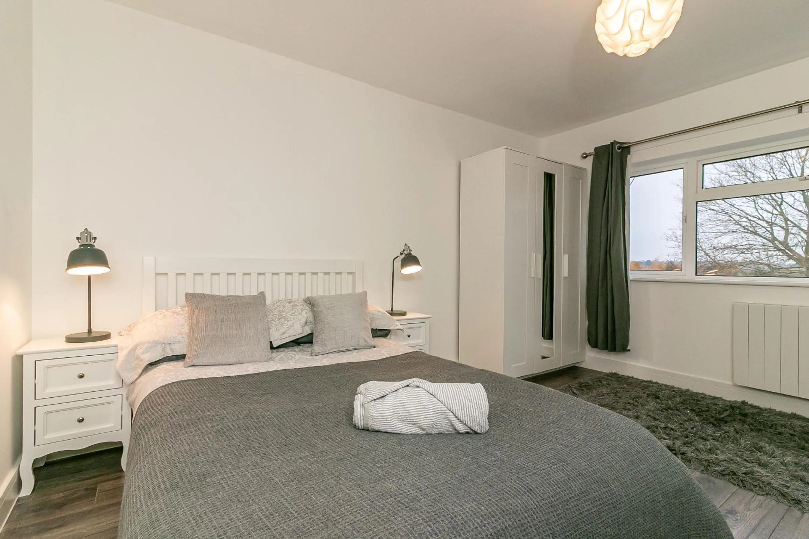 Bedroom, Bed in Denby Lodge