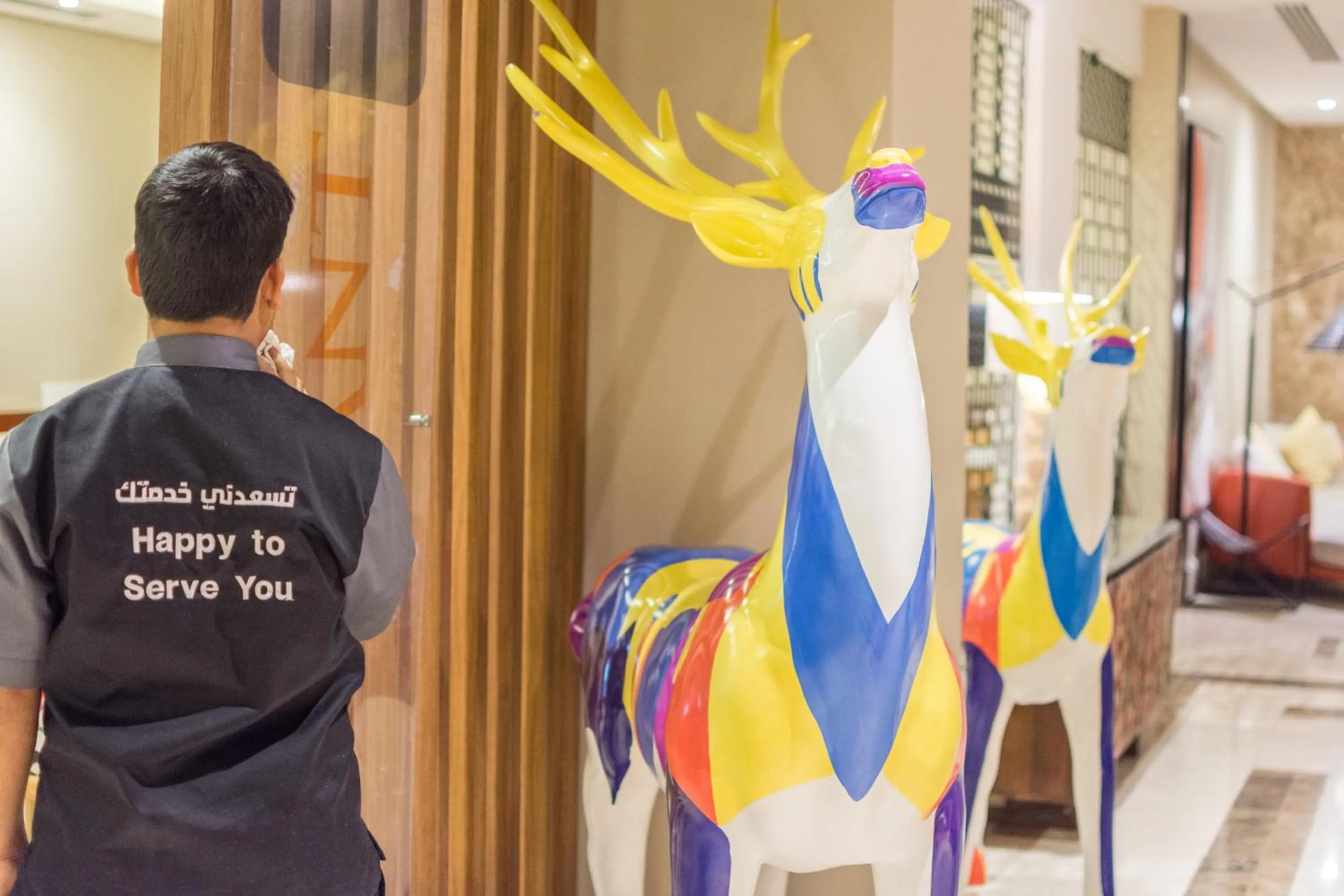 Staff in Ewaa Express Hotel - Gaber