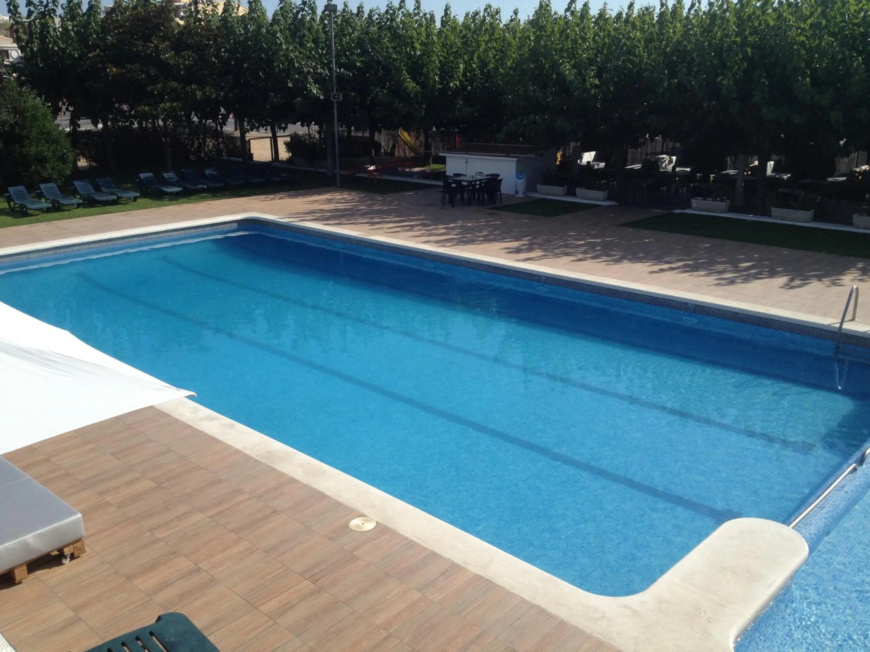 Swimming pool in Hostal SolFina