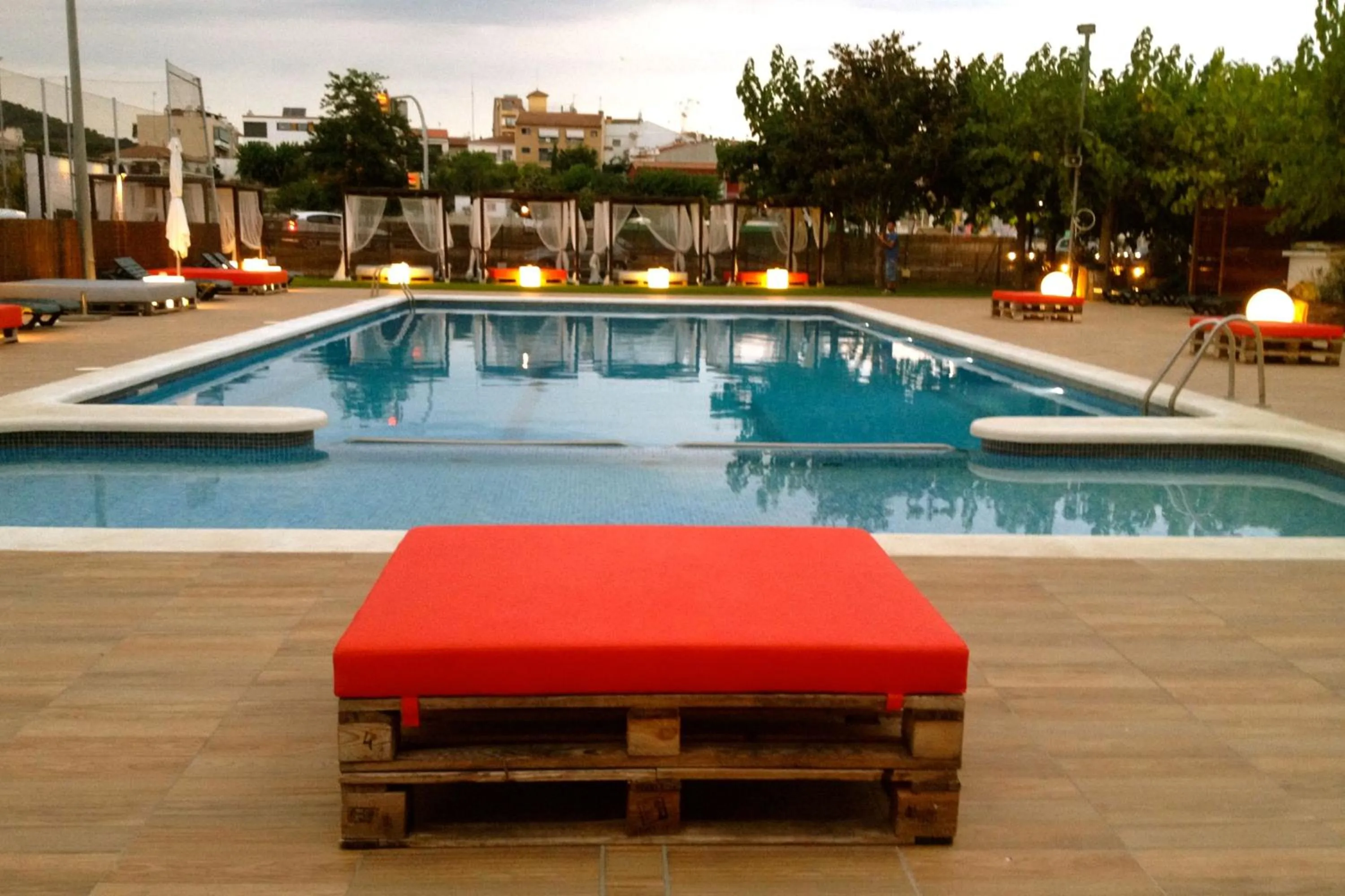 sunbed in Hostal SolFina