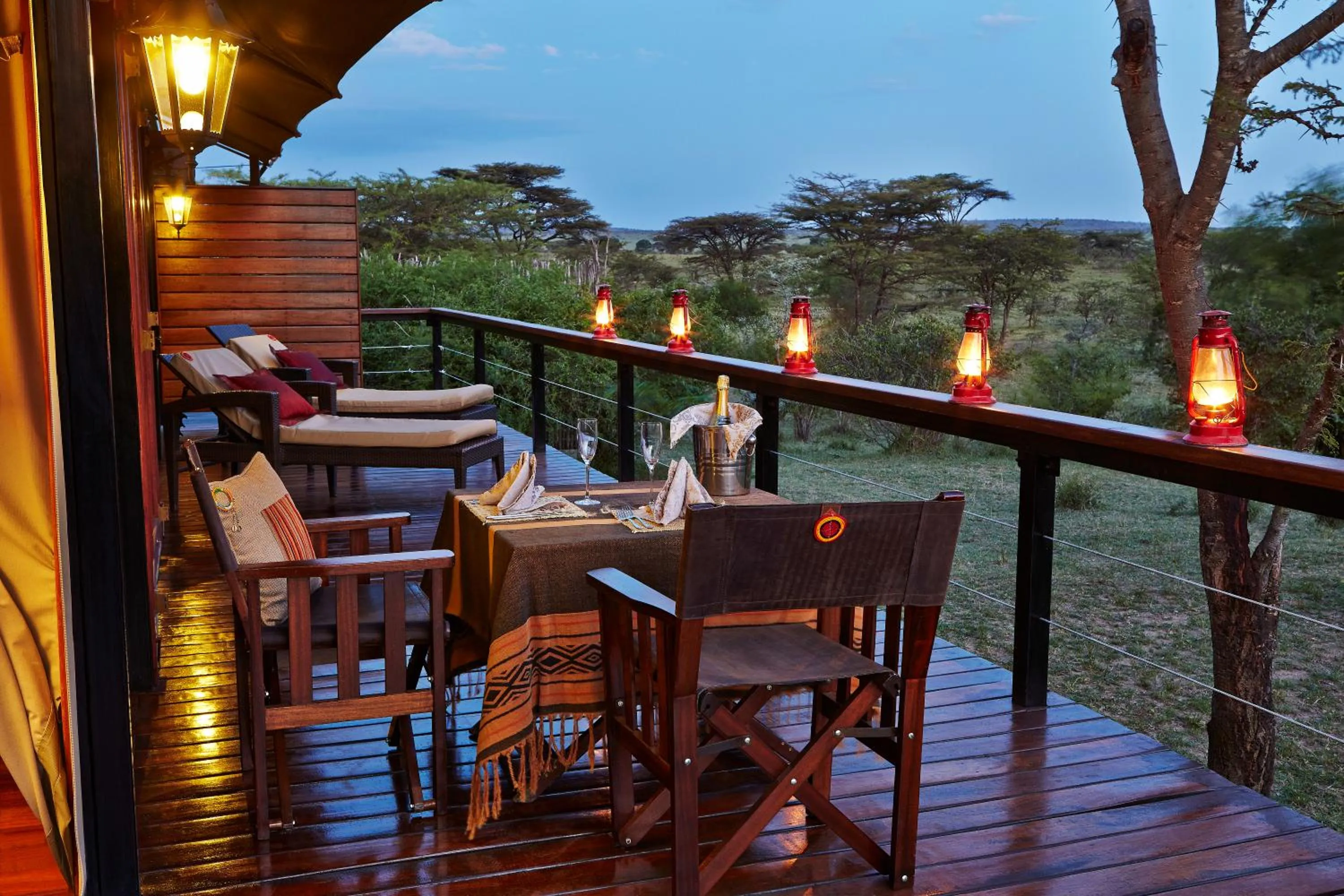 Balcony/Terrace in Olare Mara Kempinski
