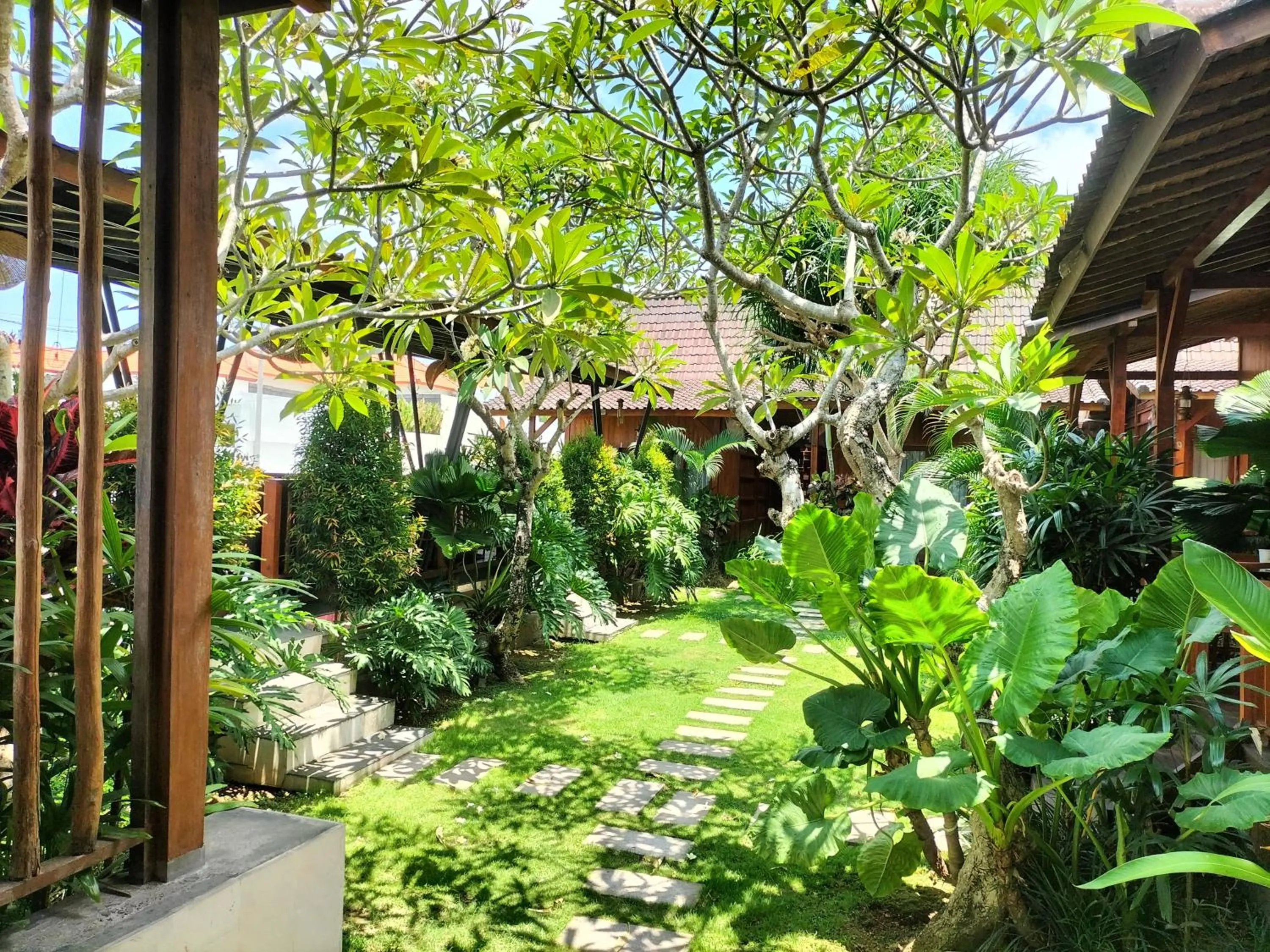 Garden view in La Pan Nam Exotic Villas and Spa