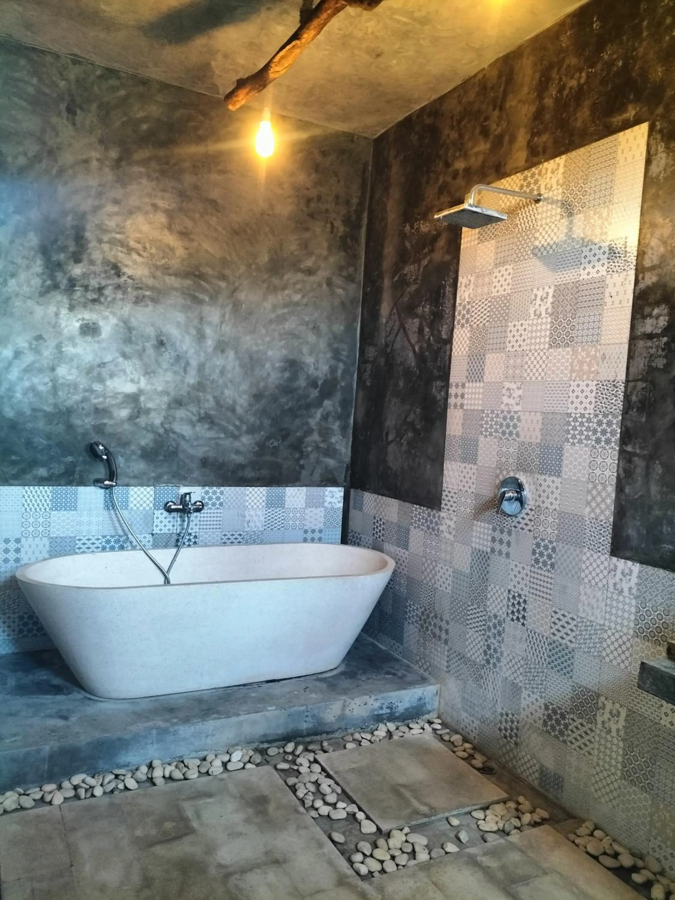 Bathroom in La Pan Nam Exotic Villas and Spa