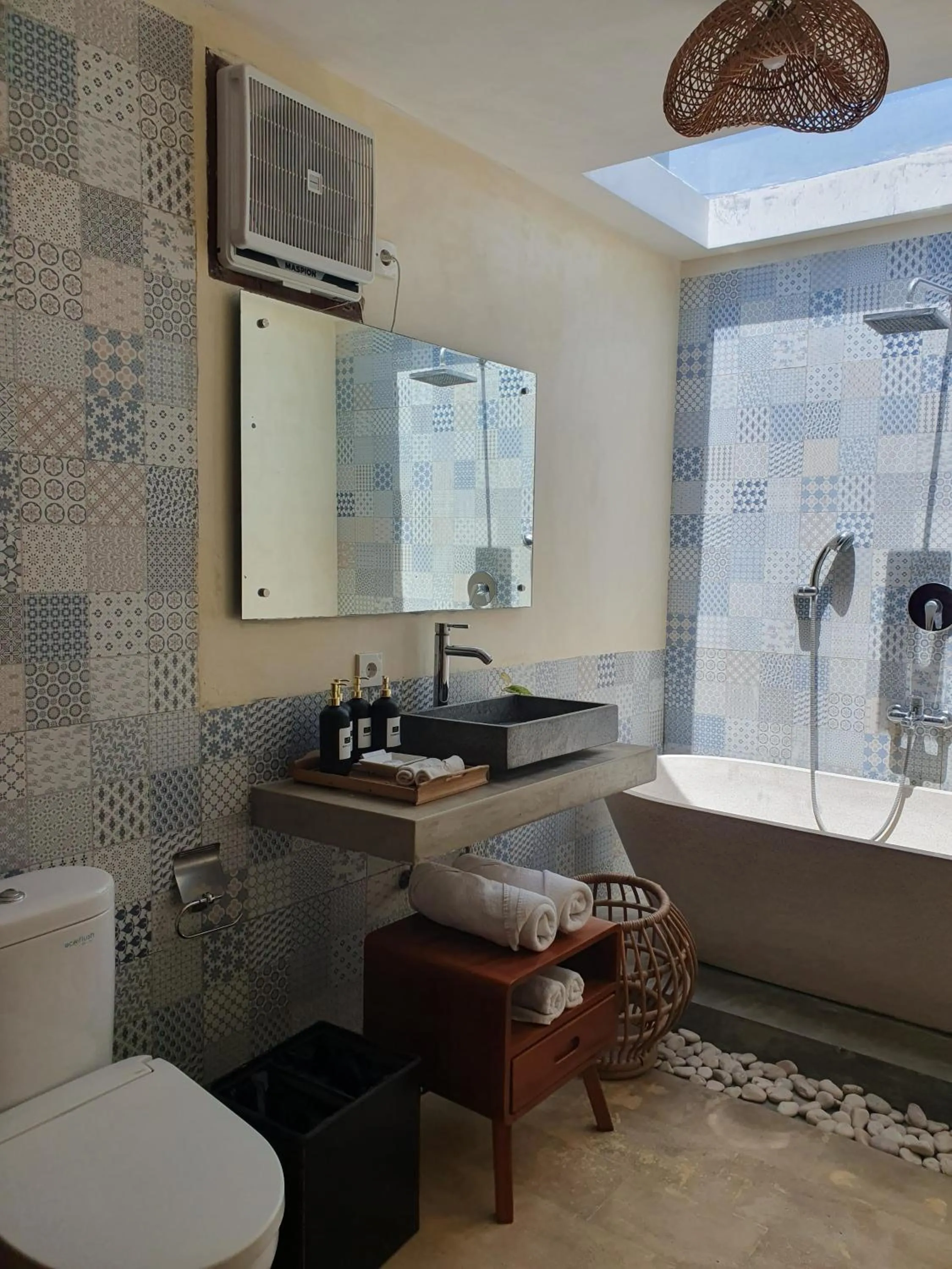 Bathroom in La Pan Nam Exotic Villas and Spa