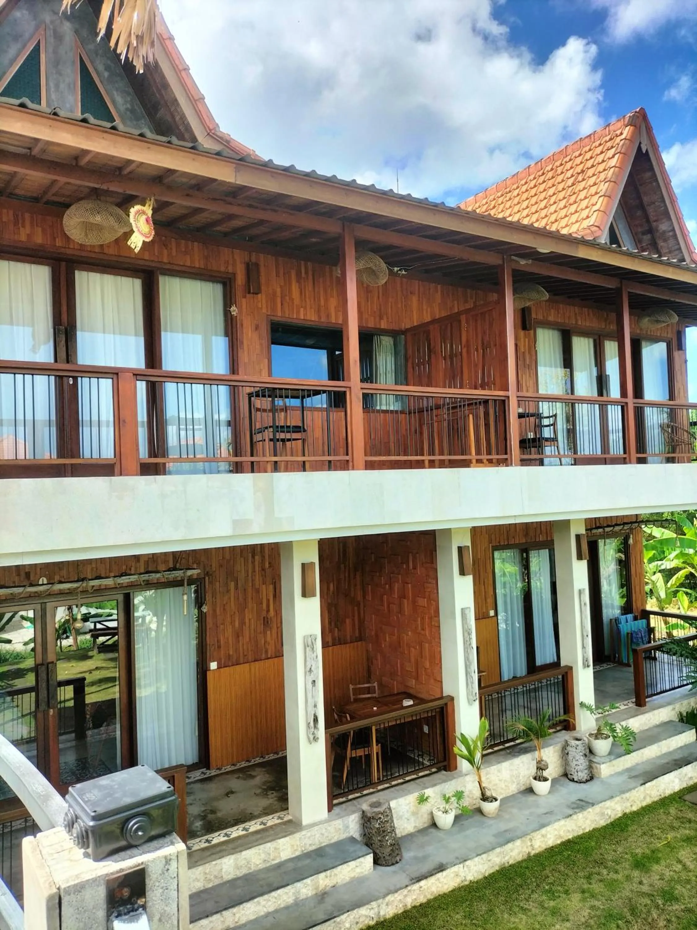 Balcony/Terrace in La Pan Nam Exotic Villas and Spa