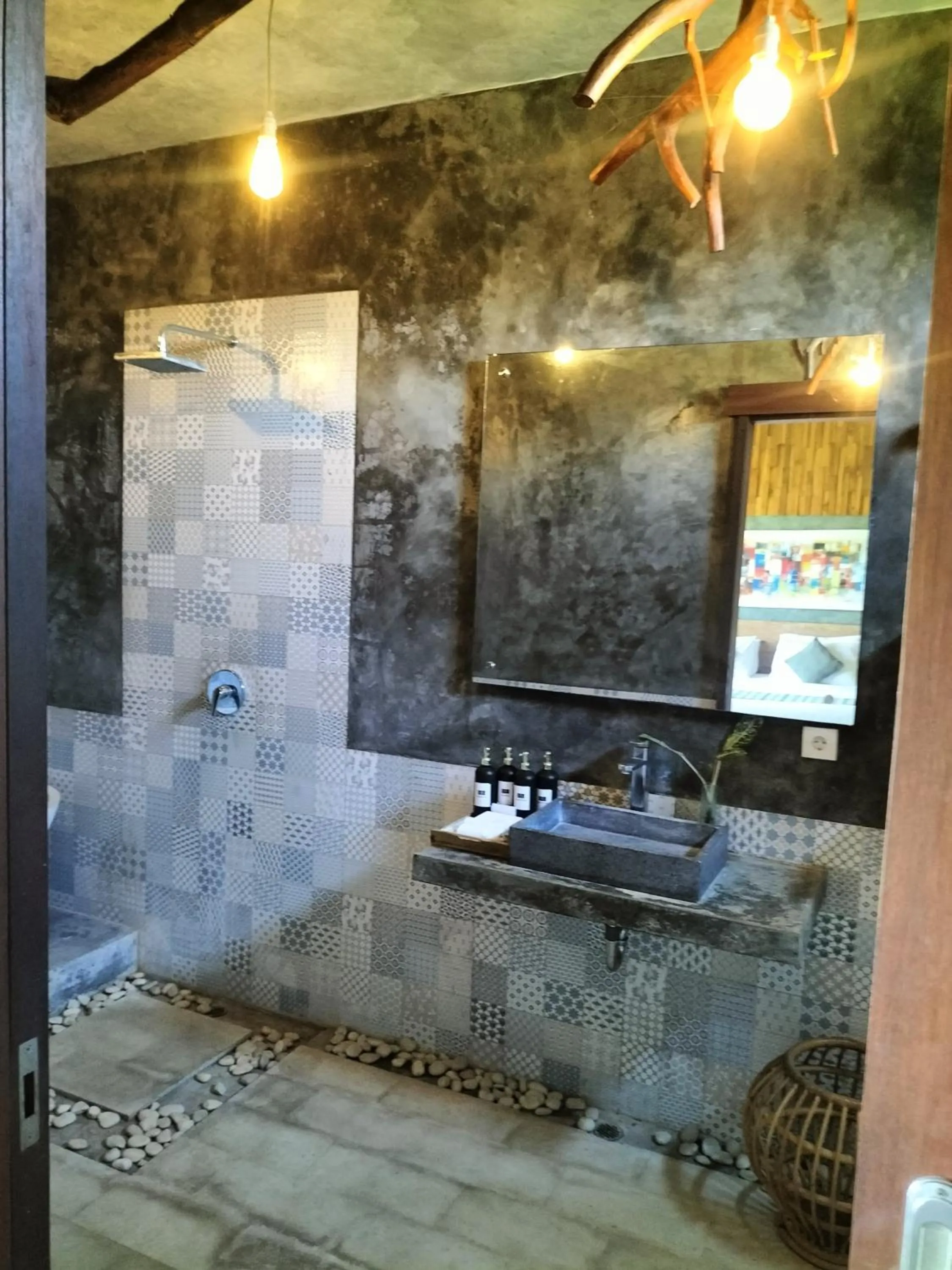 Bathroom in La Pan Nam Exotic Villas and Spa