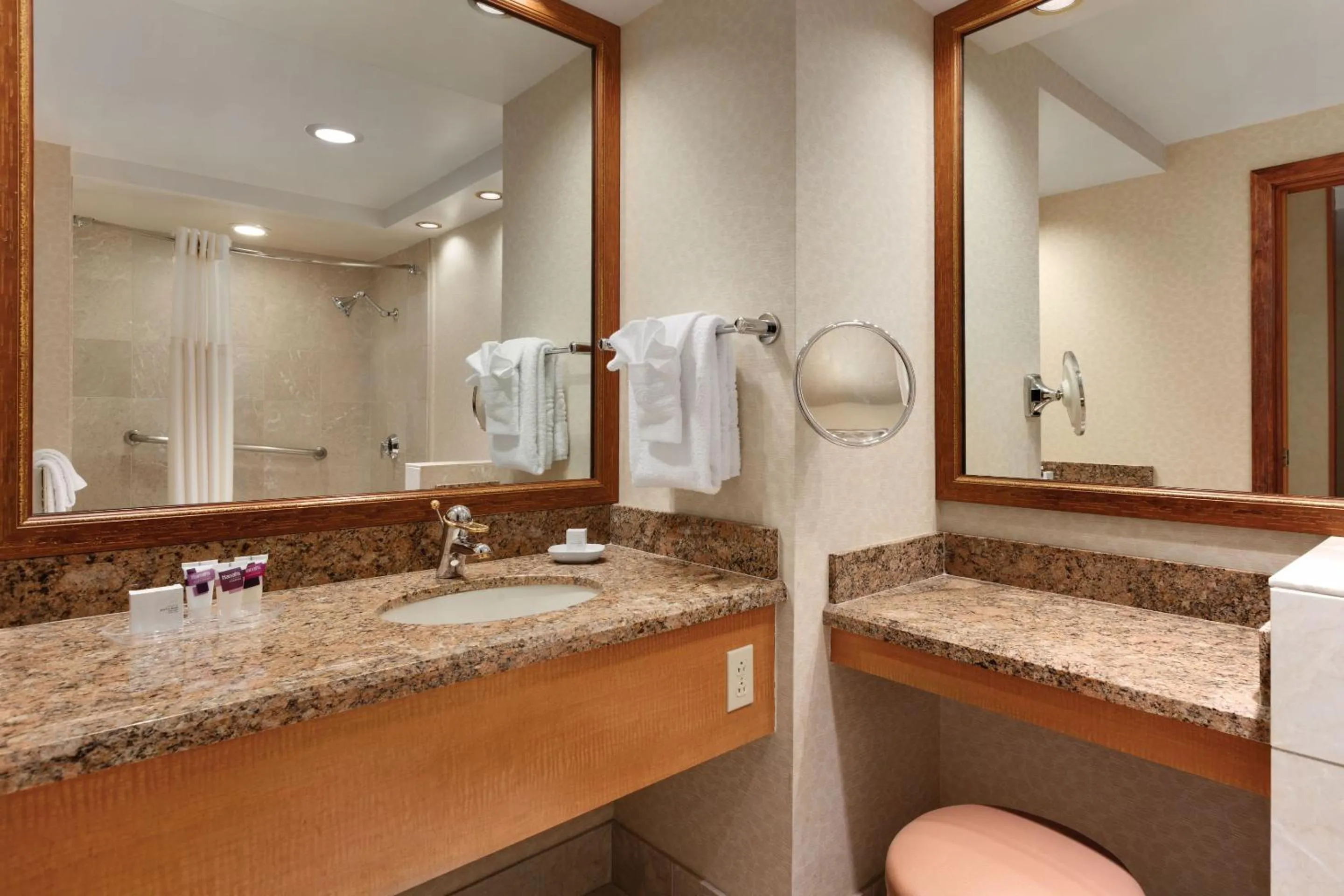 Bathroom in Harrah's Lake Tahoe, A Caesars Destination