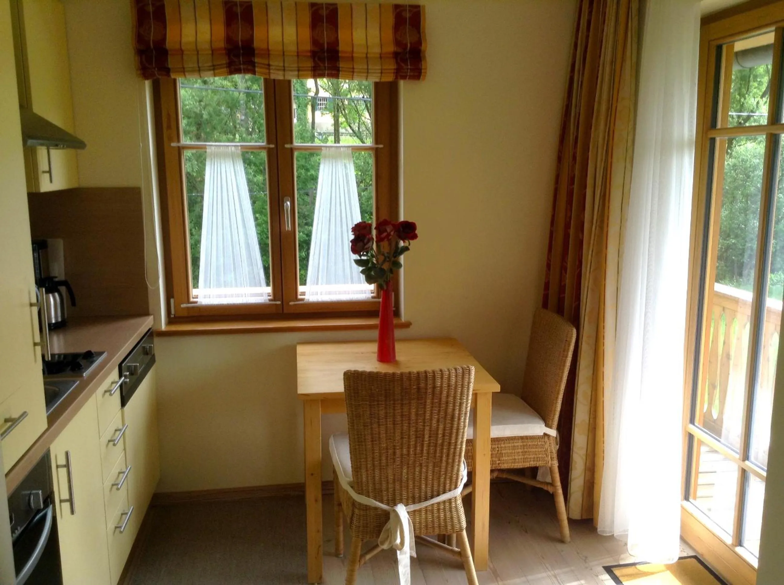 Kitchen or kitchenette in Landhaus am Bach