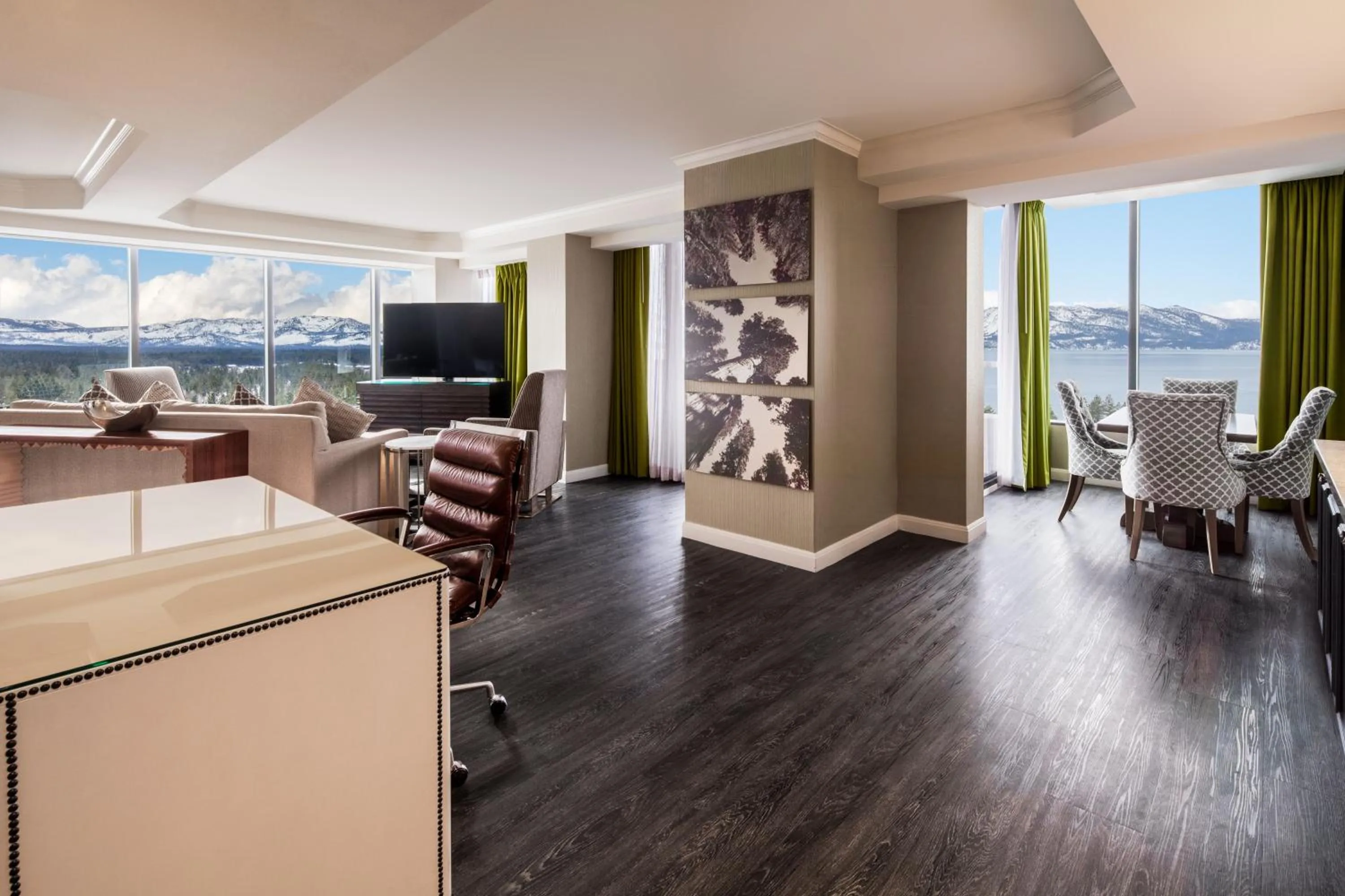 Living room in Caesars Republic Lake Tahoe, A Caesars Destination