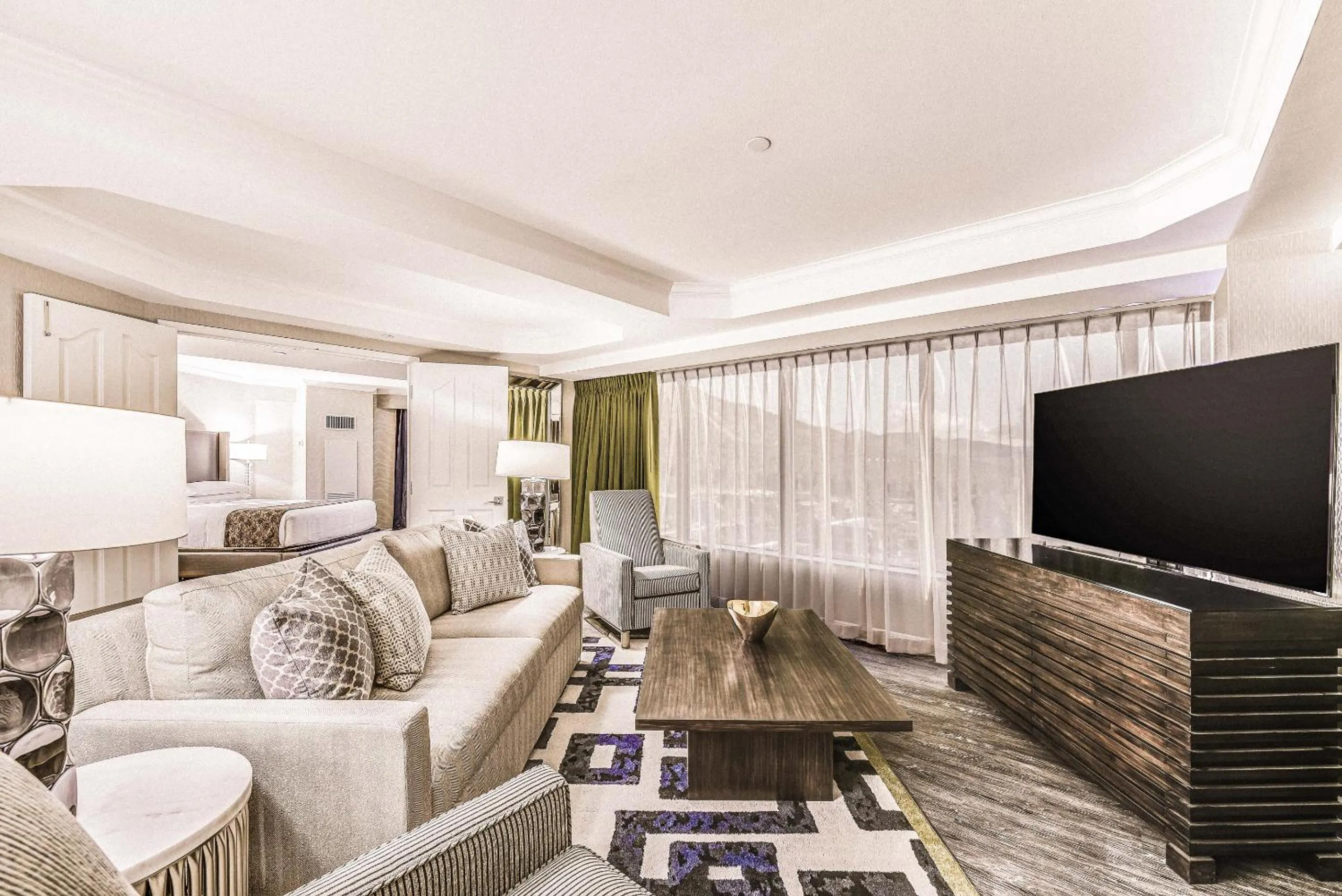 Living room in Caesars Republic Lake Tahoe, A Caesars Destination