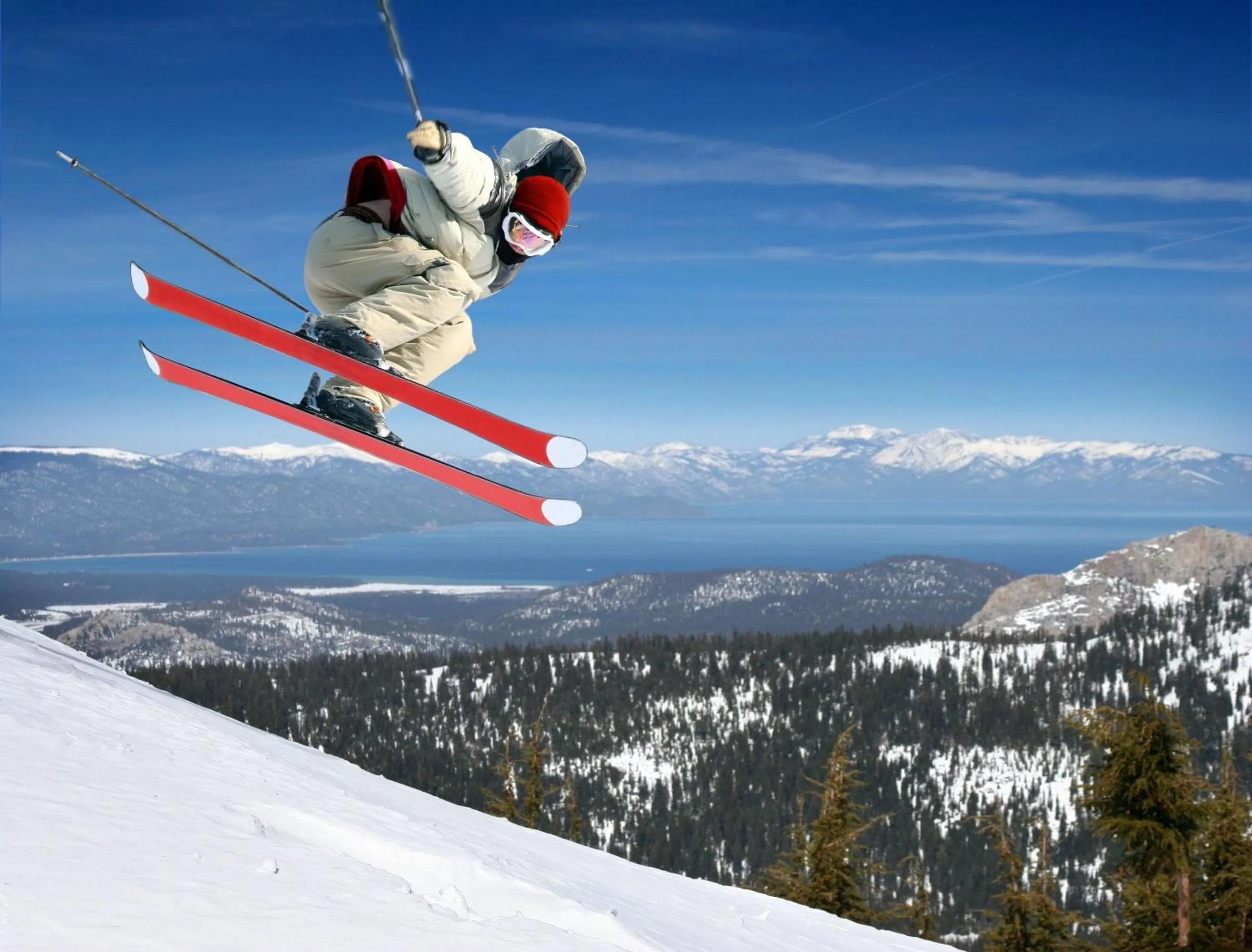 Skiing in Caesars Republic Lake Tahoe, A Caesars Destination