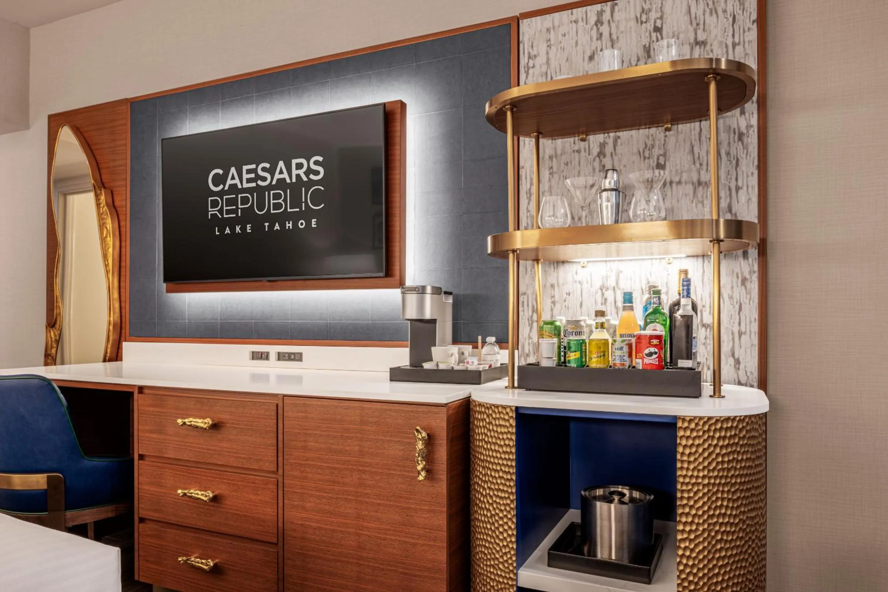 TV and multimedia in Caesars Republic Lake Tahoe, A Caesars Destination