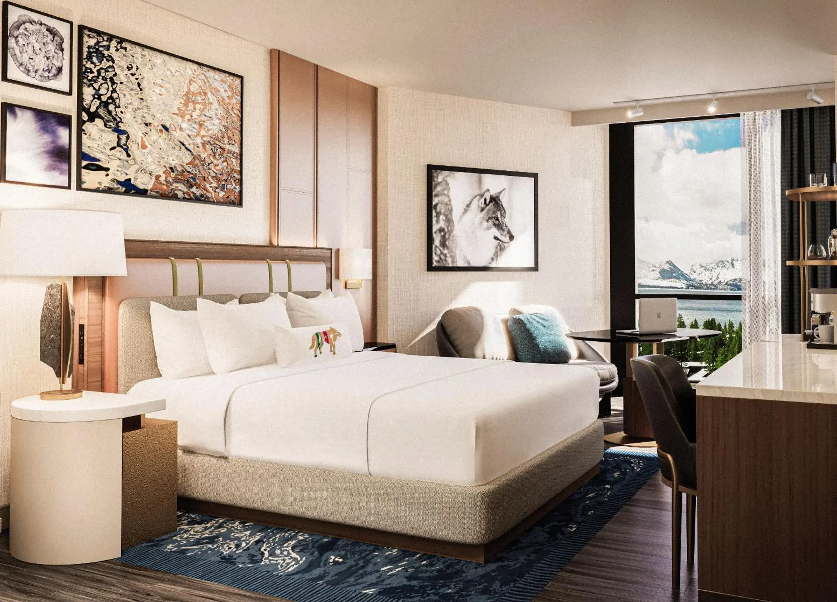 Remus Premium 1 King (Newly Renovated) in Caesars Republic Lake Tahoe, A Caesars Destination Remus Premium 1 King (Newly Renovated) in Caesars Republic Lake Tahoe, A Caesars Destination