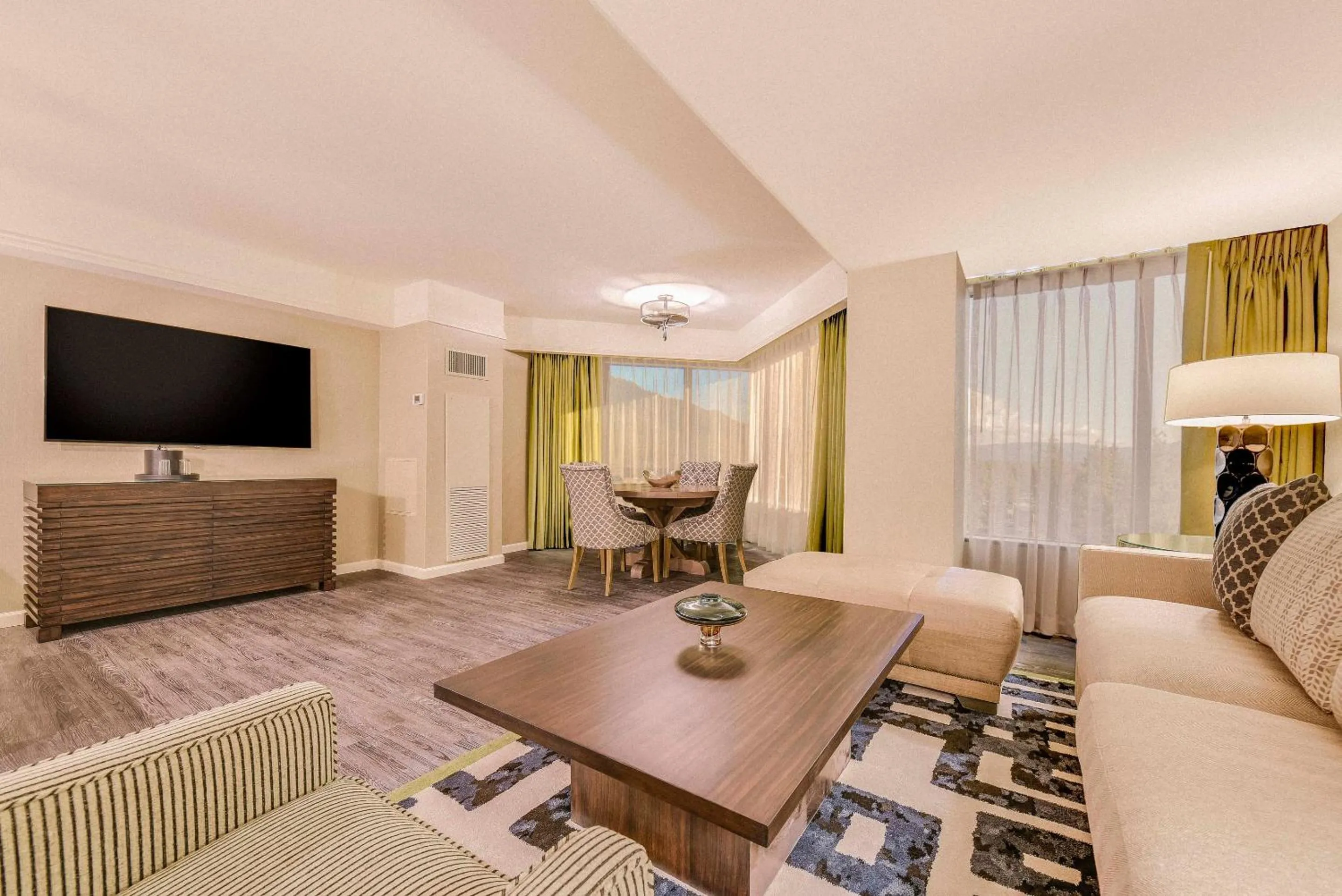 Living room in Caesars Republic Lake Tahoe, A Caesars Destination
