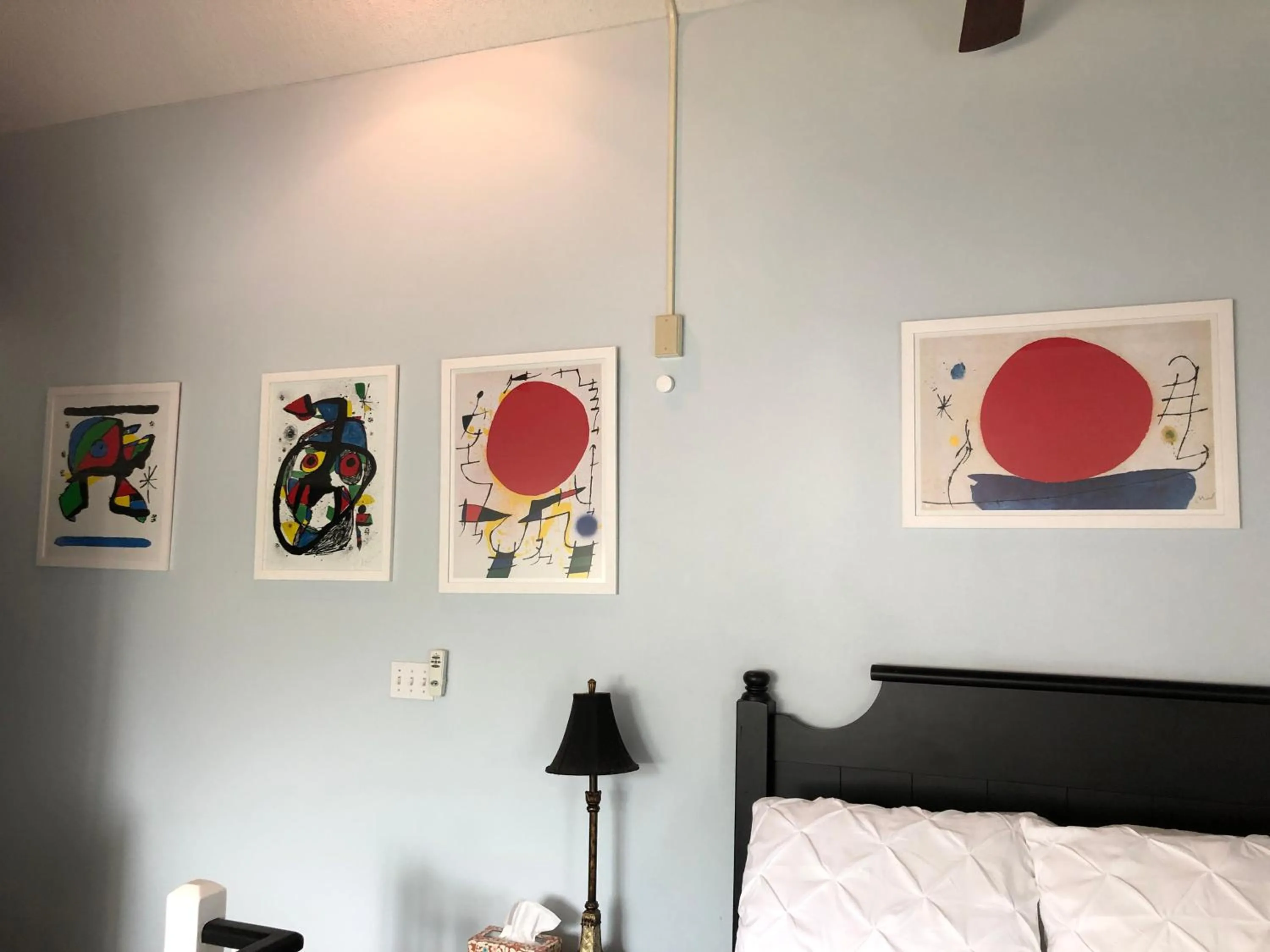 Decorative detail, Bed in Artistic Hillside Loft