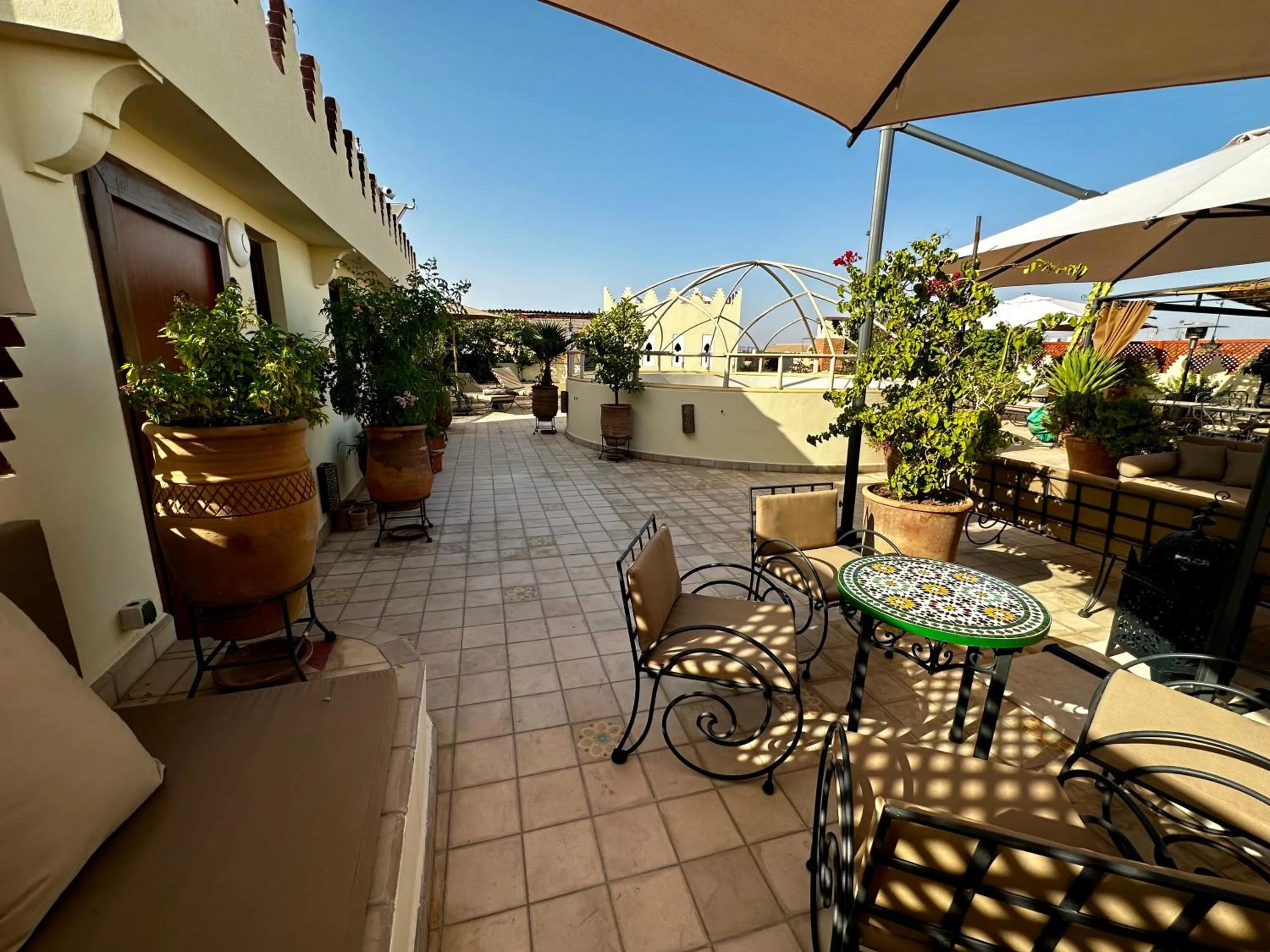 Balcony/Terrace in La Claire Fontaine