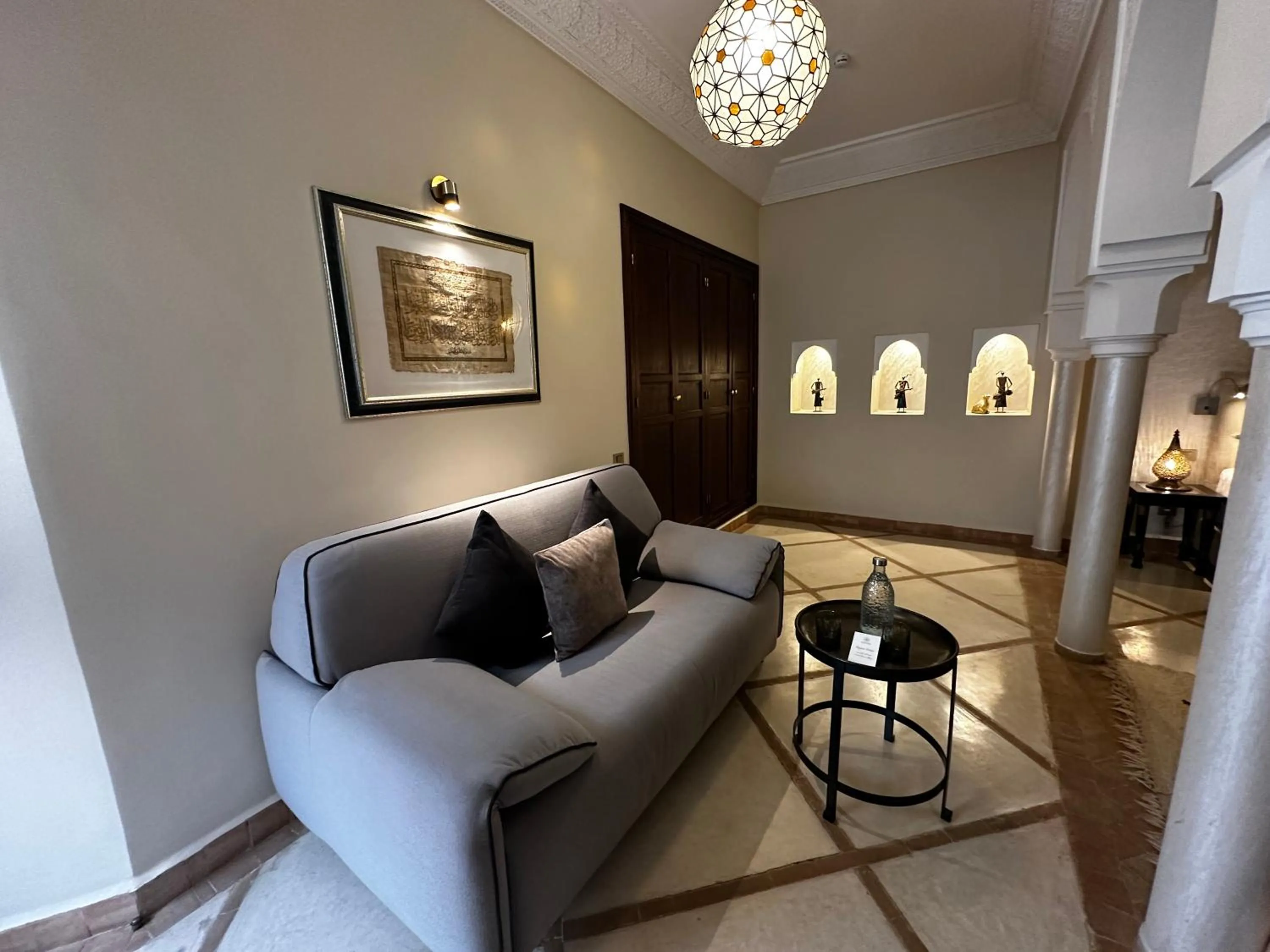 Living room in La Claire Fontaine