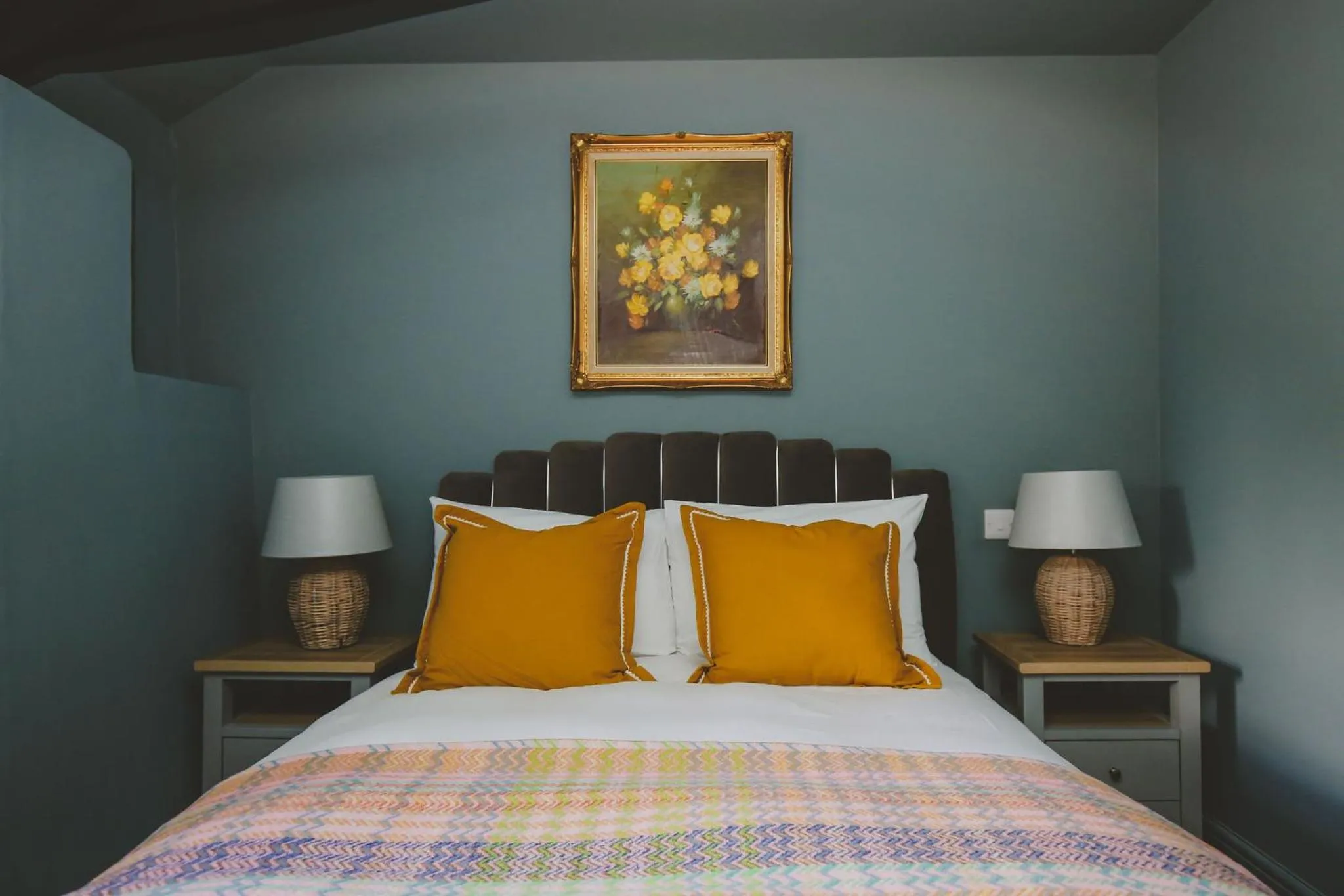 Bed in The Butterleigh Inn