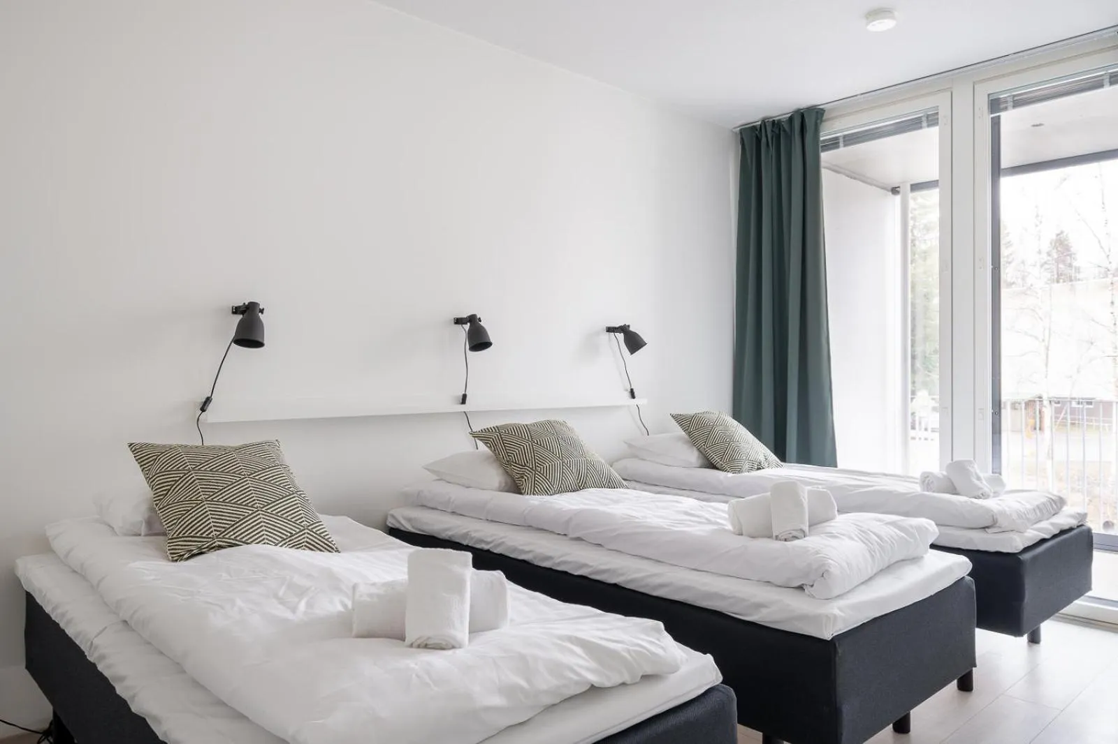 Bedroom, Bed in Hiisi Homes Vantaa Kaivoksela